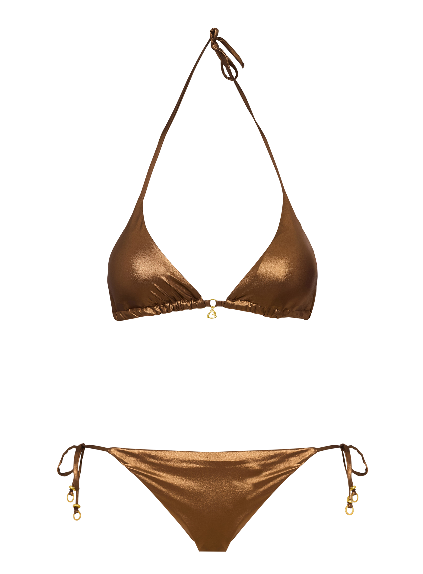 Metallic Bikini BANANA MOON Brown