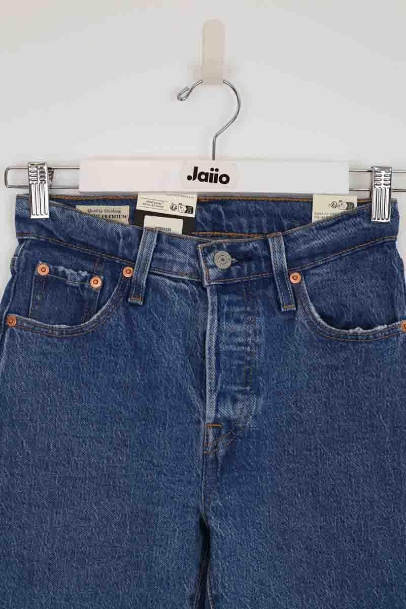 501? straight cotton jeans LEVI'S - Seconde main Blue