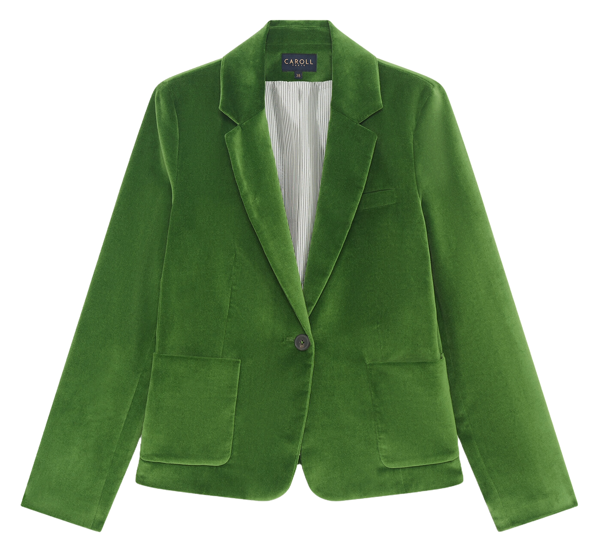 Cotton blazer CAROLL Green