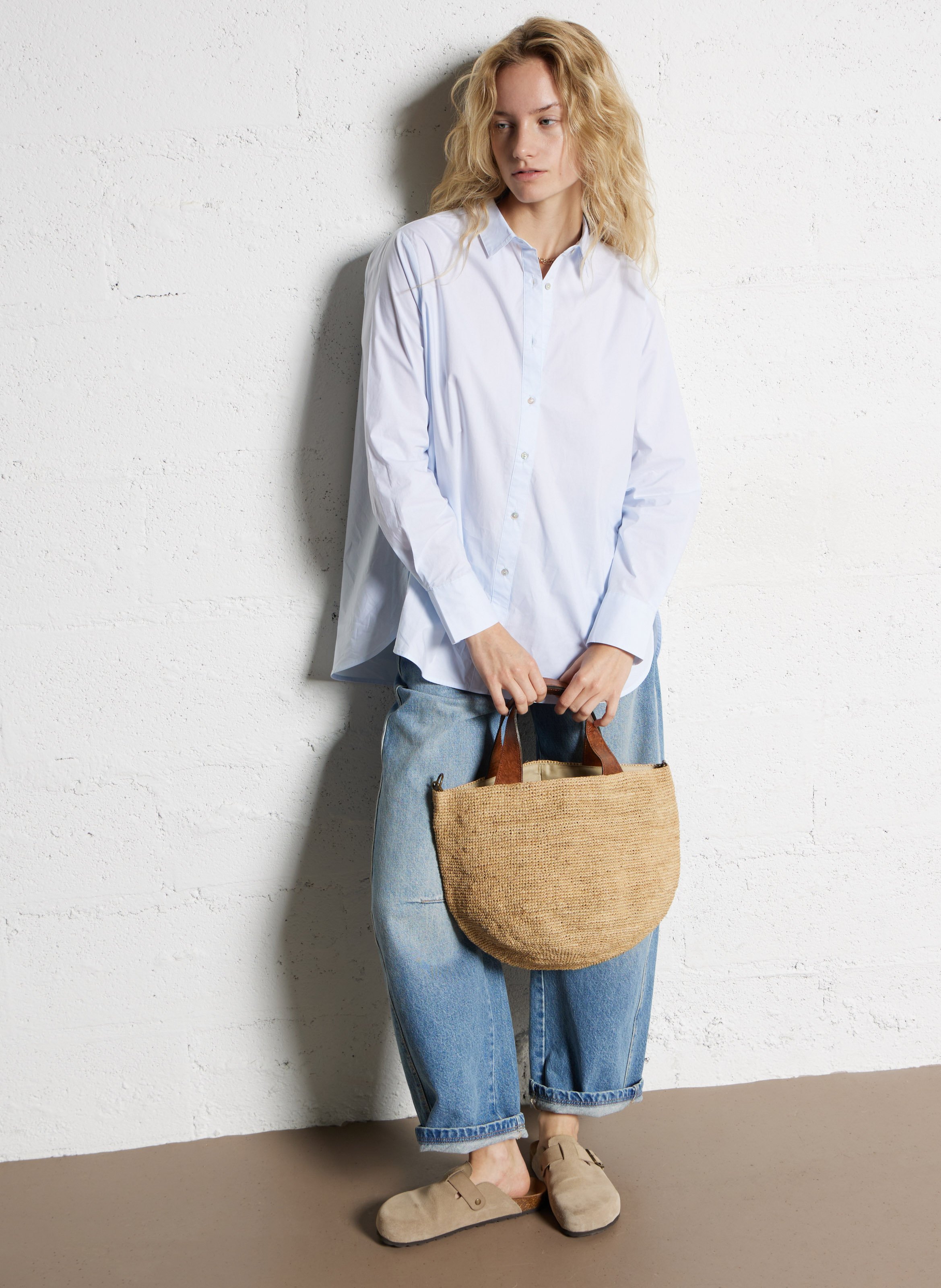 Raffia bag IBELIV Beige