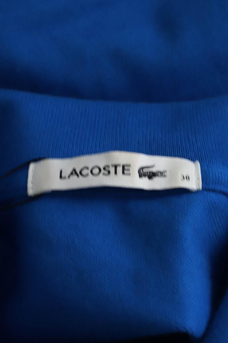 Cotton polo shirt LACOSTE - SECONDE MAIN Blue