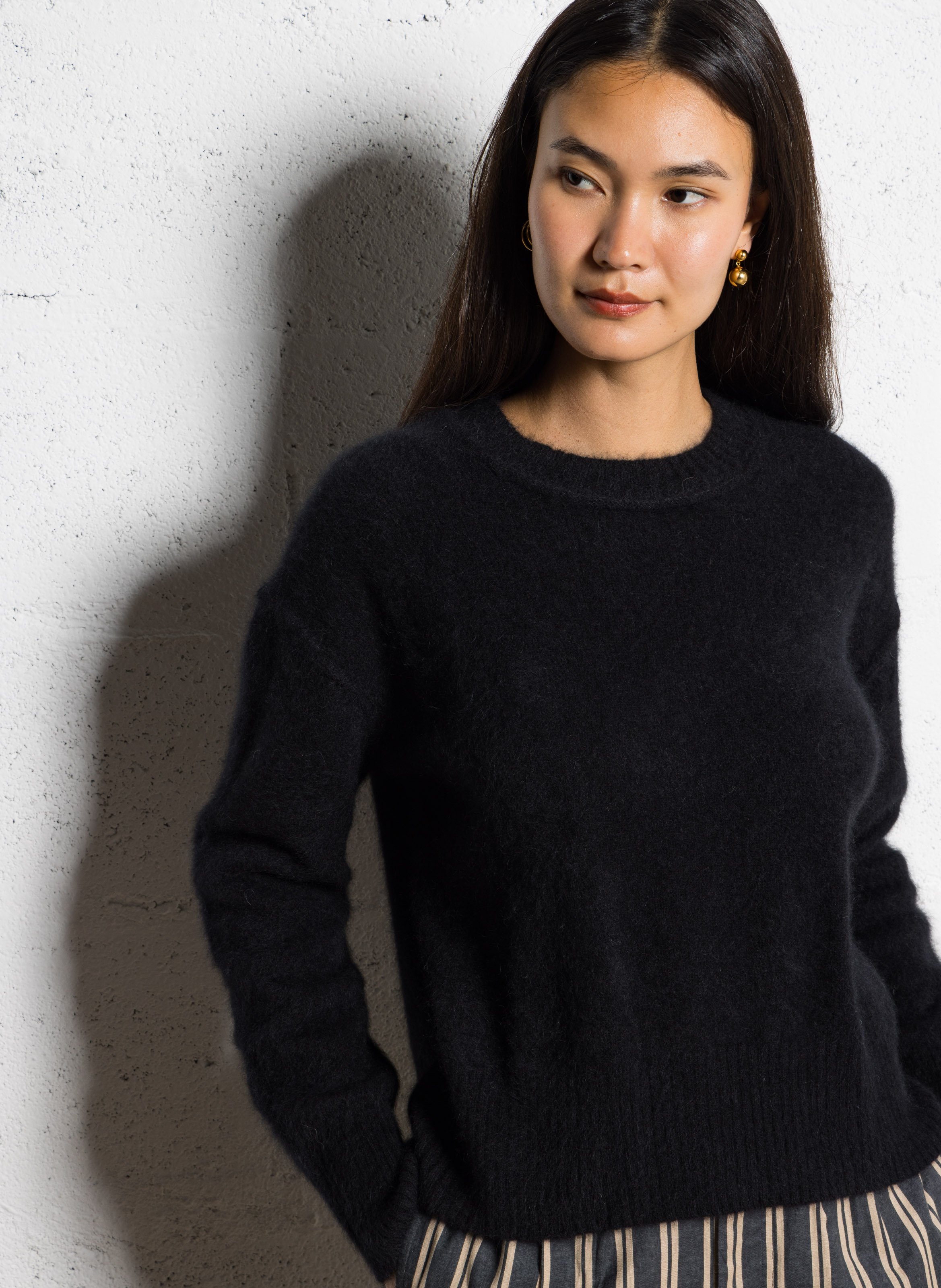 Abidjan wool round-neck sweater BELLA JONES