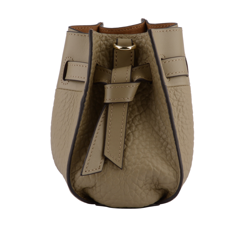 Shoulder bag - cowhide leather POURCHET Brown