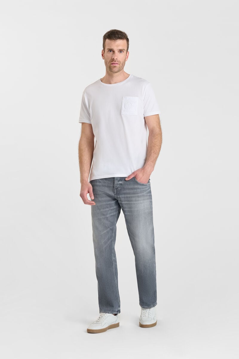 Loose, oversized jeans, length 34 LE TEMPS DES CERISES Grey