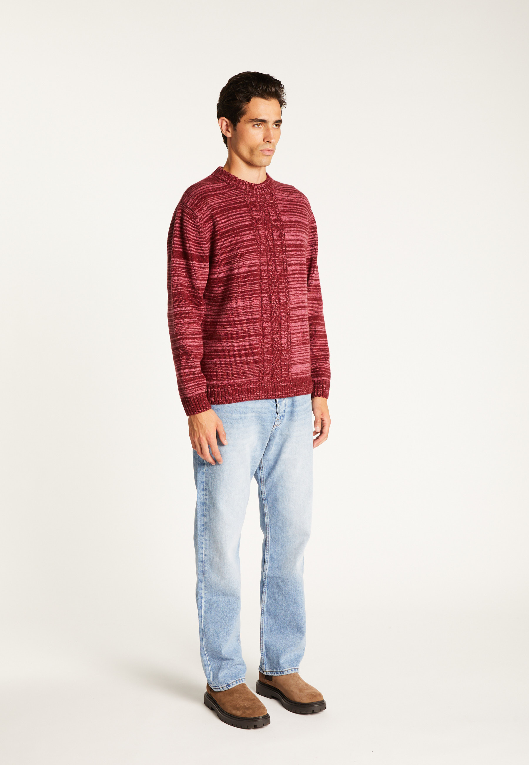 Merino wool sweater MAISON MONTAGUT Red