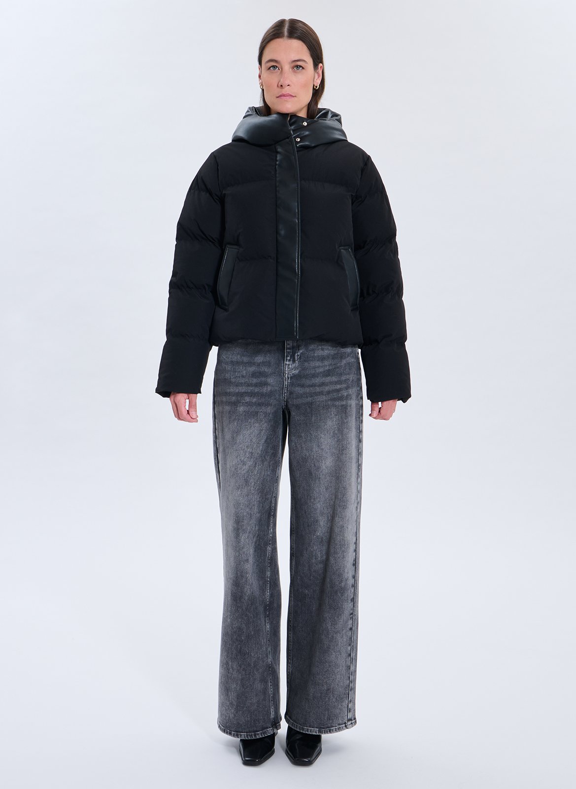 Doudoune oversize matelassée ZAPA Noir