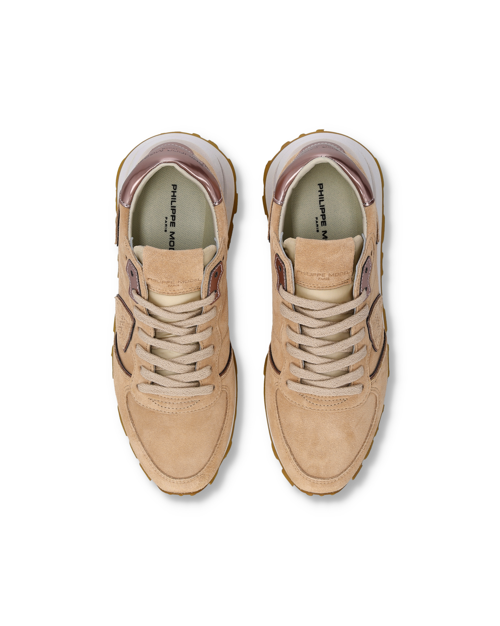 High-top running sneakers PHILIPPE MODEL Beige