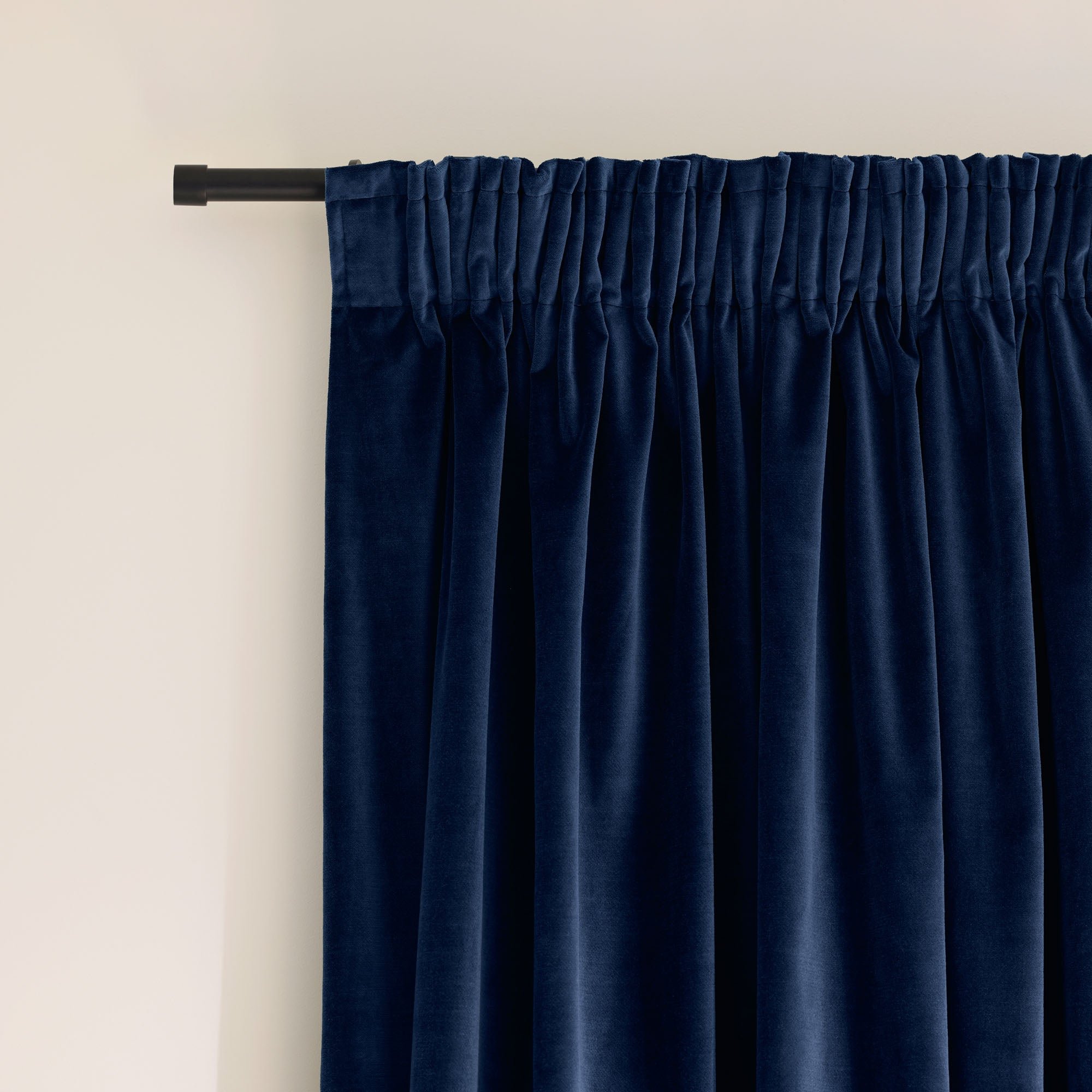 Madura - Dalila sheer velvet curtain fluid and luminous brown 135x280 cm MADURA Blue