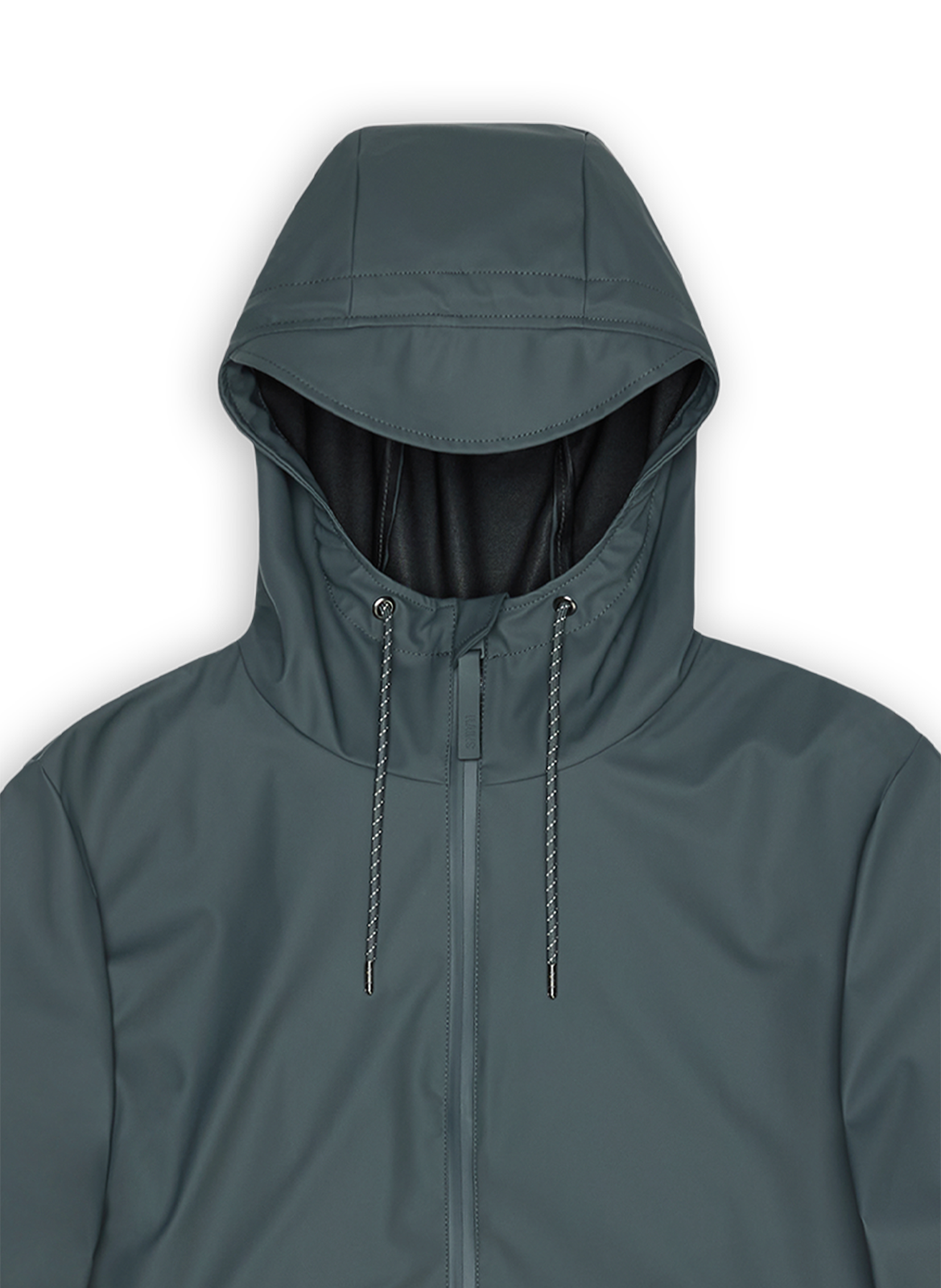 Katoenen parka met capuchon RAINS Grijs