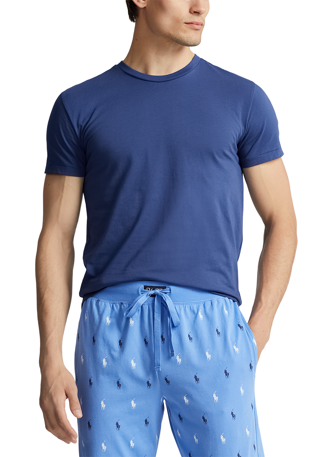 Tee-shirt col rond en coton POLO RALPH LAUREN Multicolore