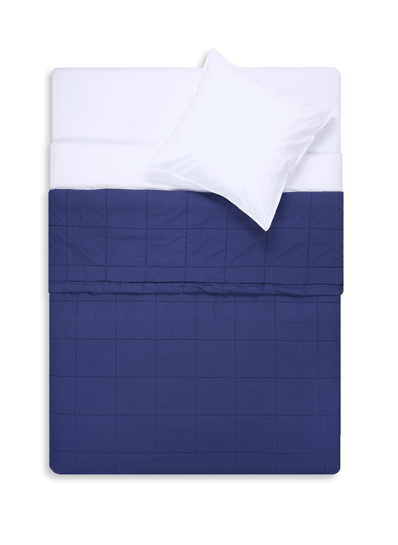 Katoenen beddensprei AU PRINTEMPS PARIS MAISON Blauw