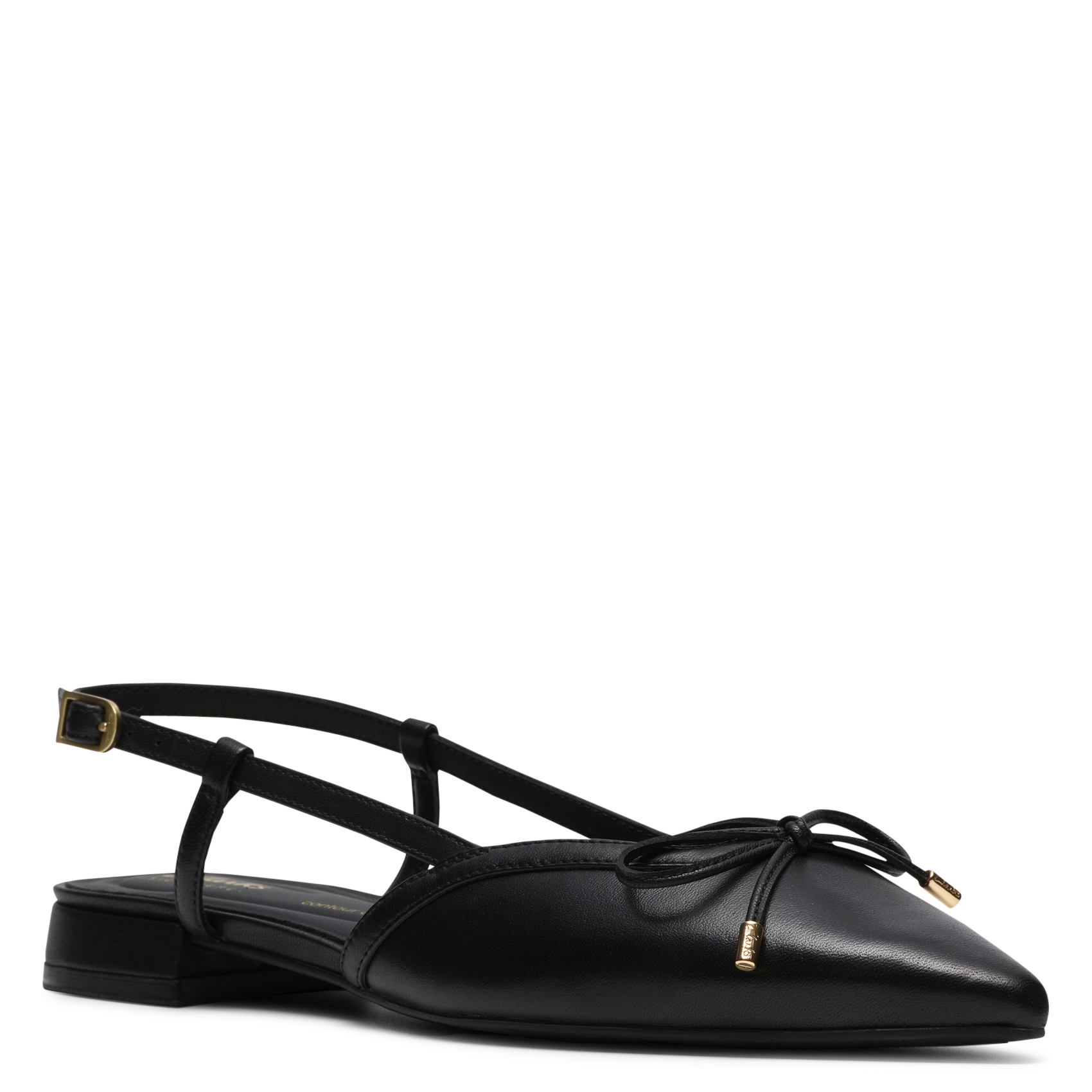 Leather slingbacks CLARKS Black