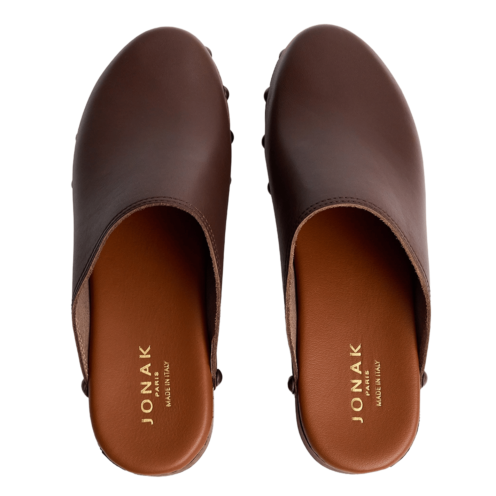 Hoge leren sandalen JONAK Bruin