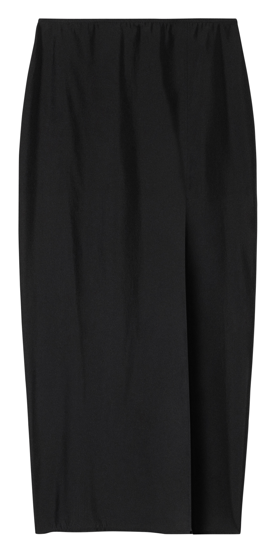 Jupe longue fendue transparente FILIPPA K Noir