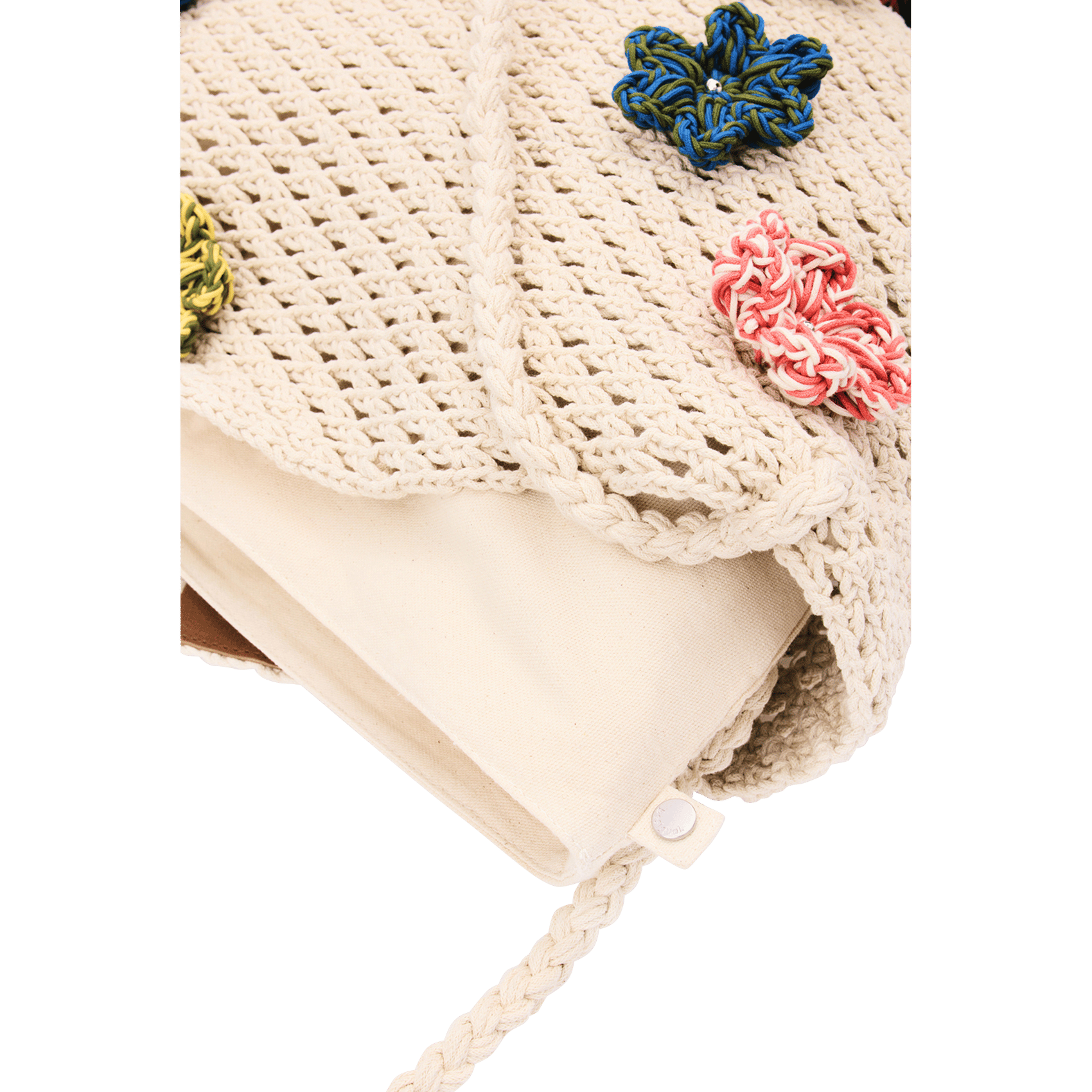 Crochet Shoulder Bag DESIGUAL Multicolored