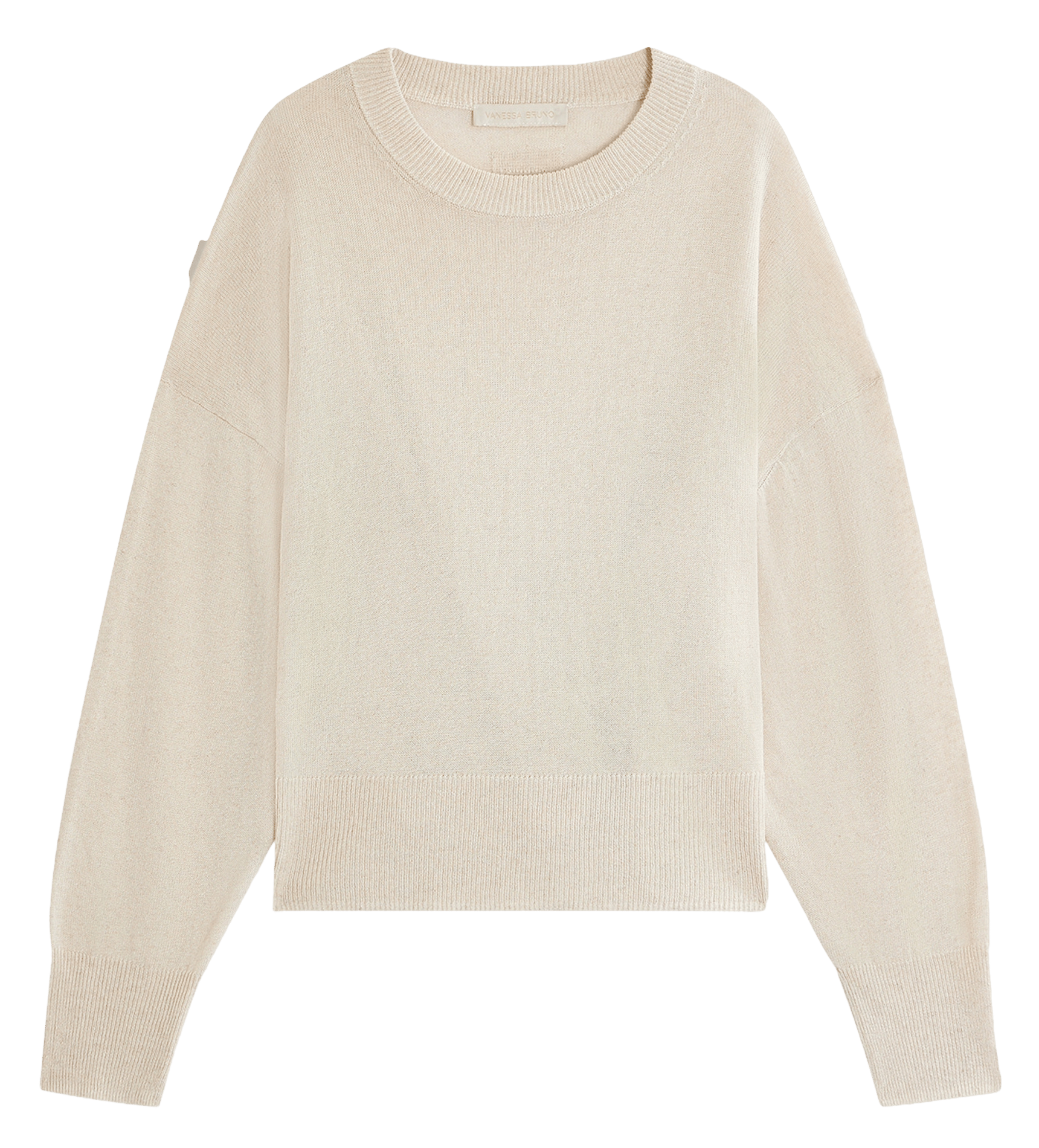 Weiter Pullover aus Feinstrick VANESSA BRUNO Weiss