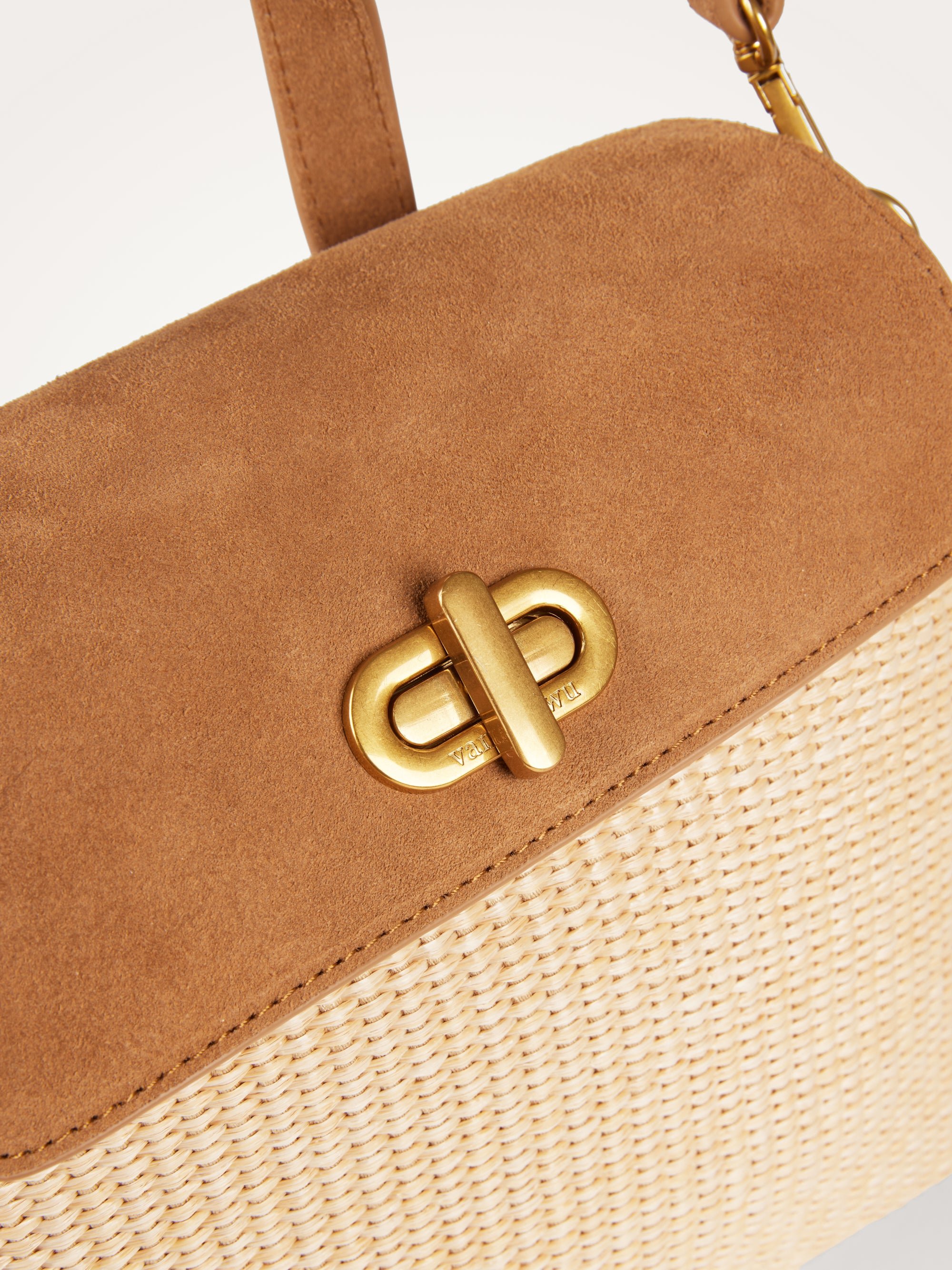 Bag with handles and shoulder strap VANESSA WU Beige