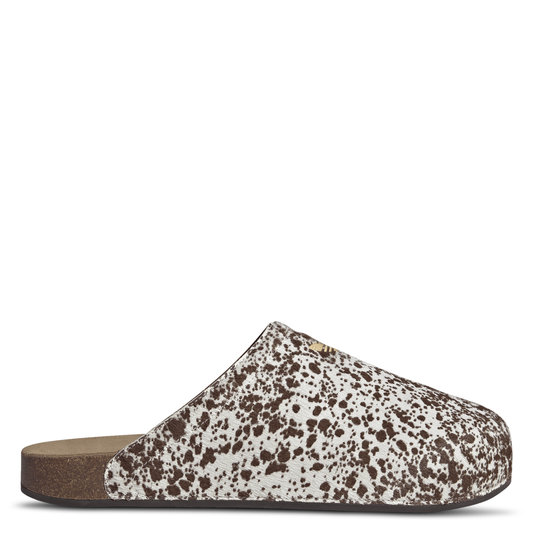 Platte, leren sandalen met print ADIDAS Wit