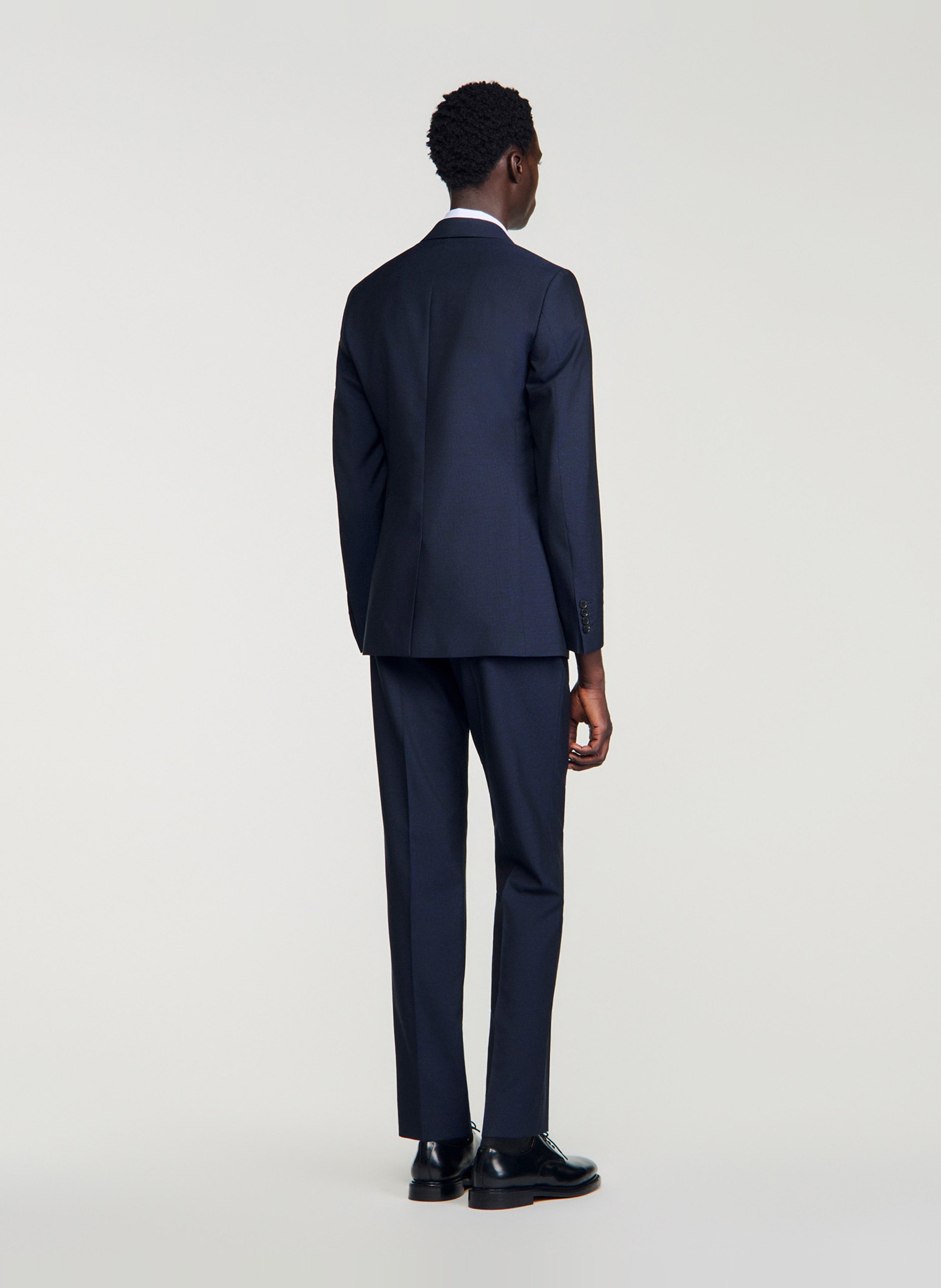 Colbert van wol SANDRO Blauw