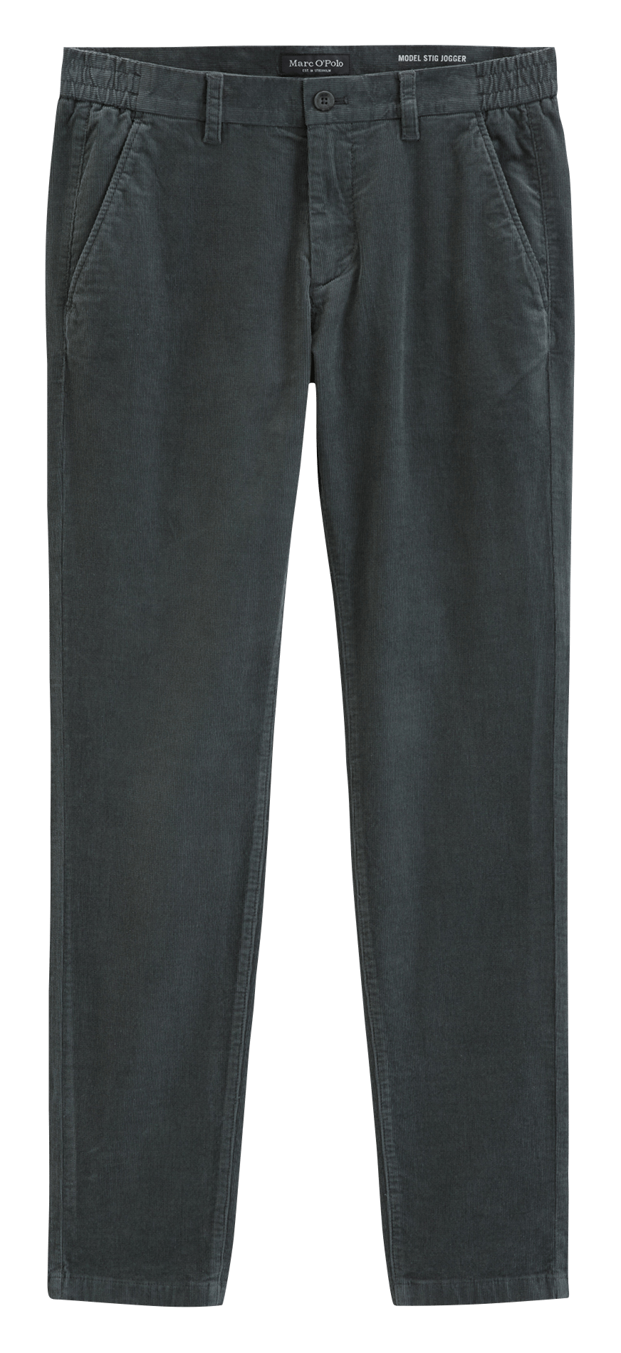 Rechte ribbroek MARC O'POLO Grijs