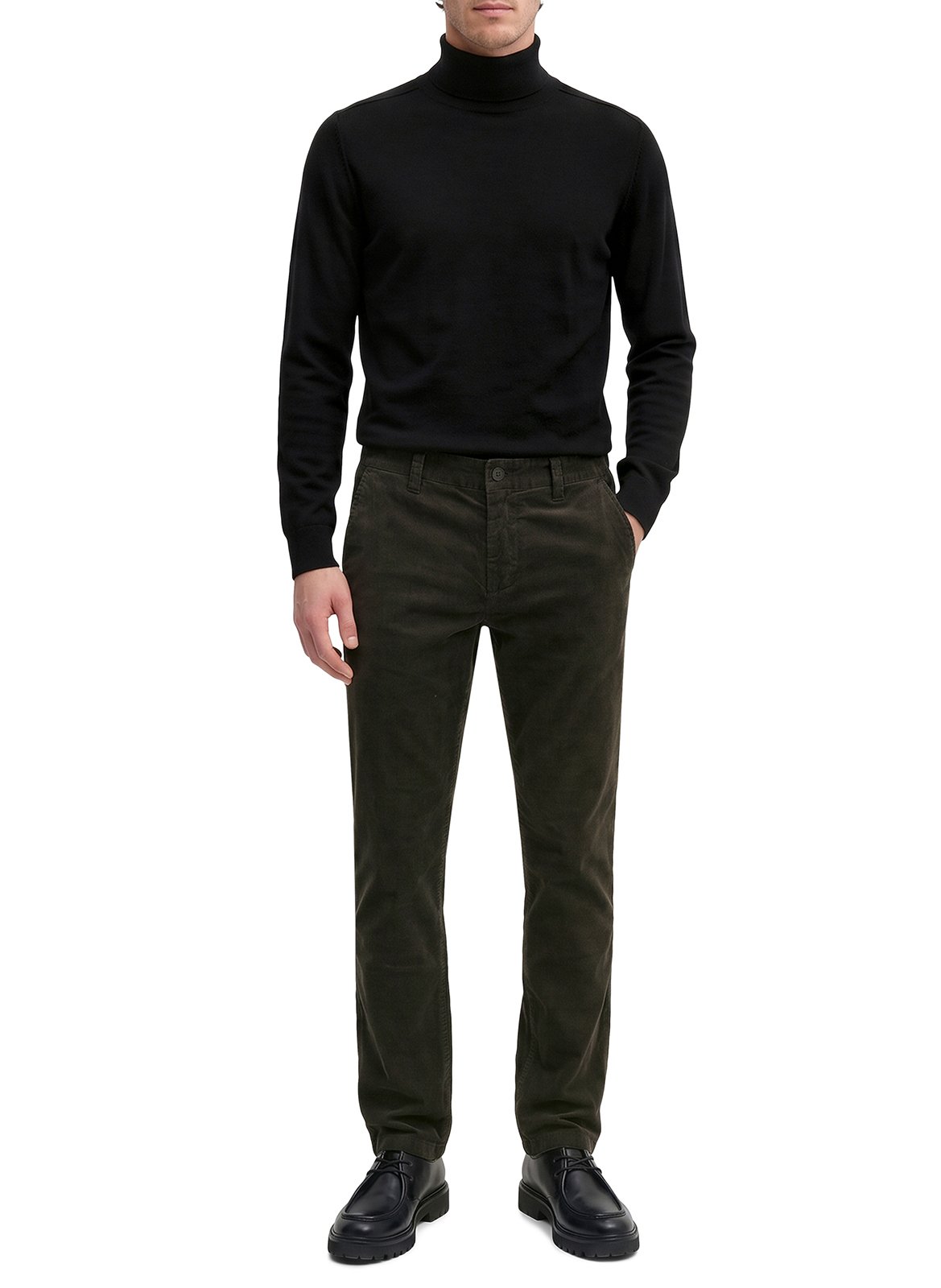 Chino van corduroy MARC O'POLO Zwart