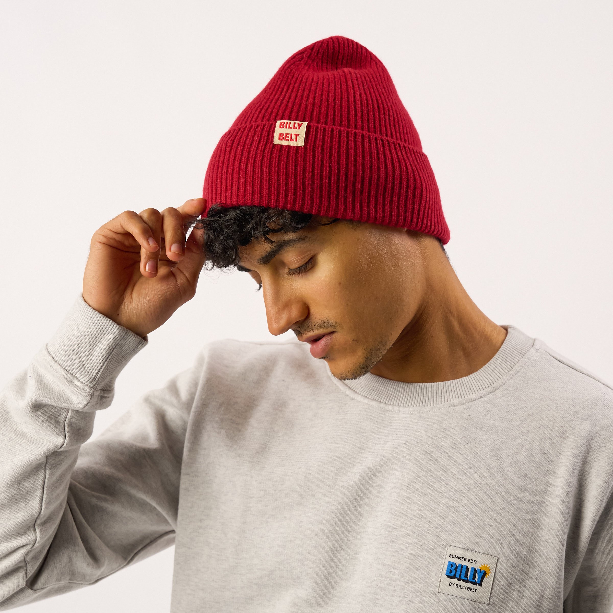 Wool hat BILLYBELT Red