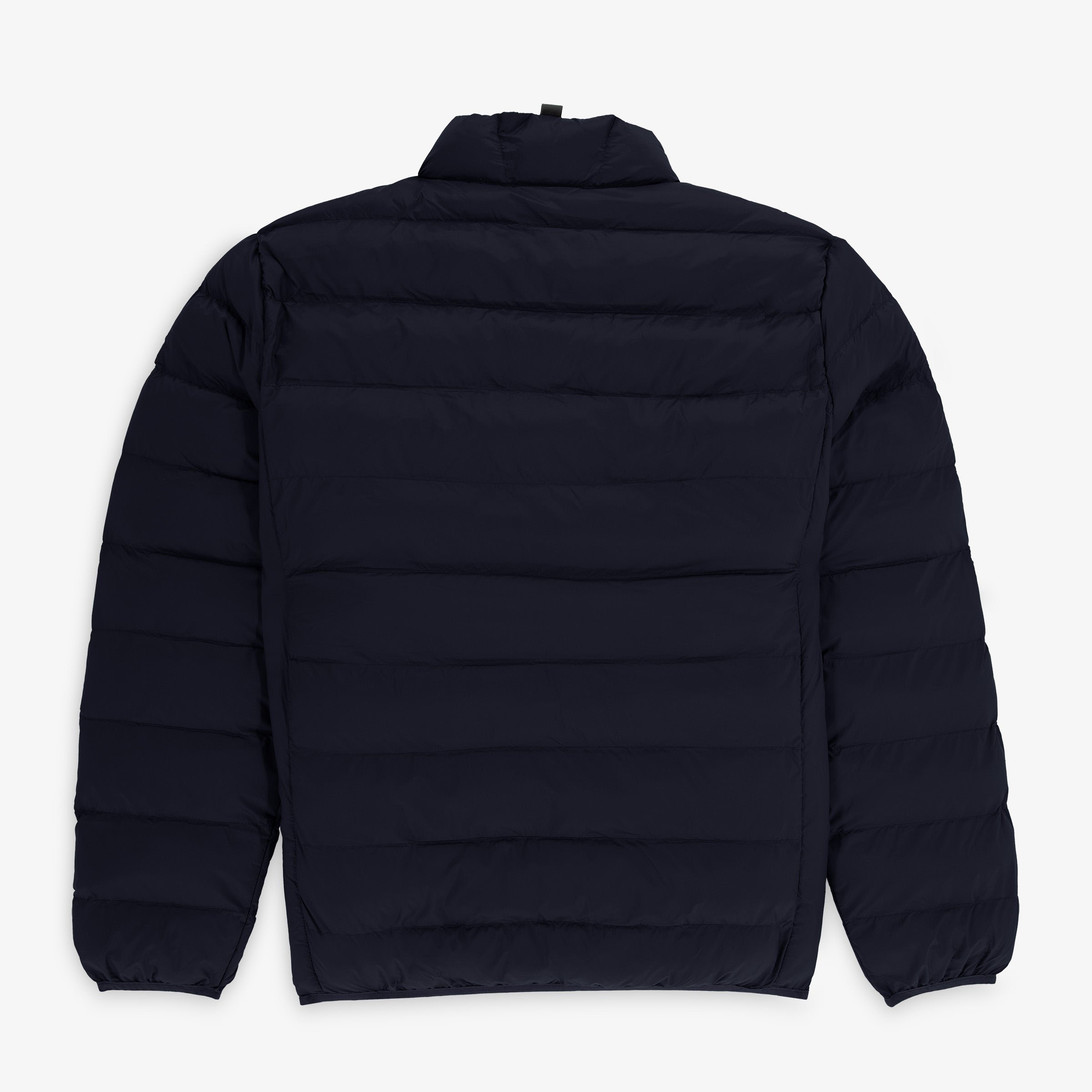 Men's navy blue long-sleeved puffer jacket with stand-up collar piumino SERGE BLANCO Blue
