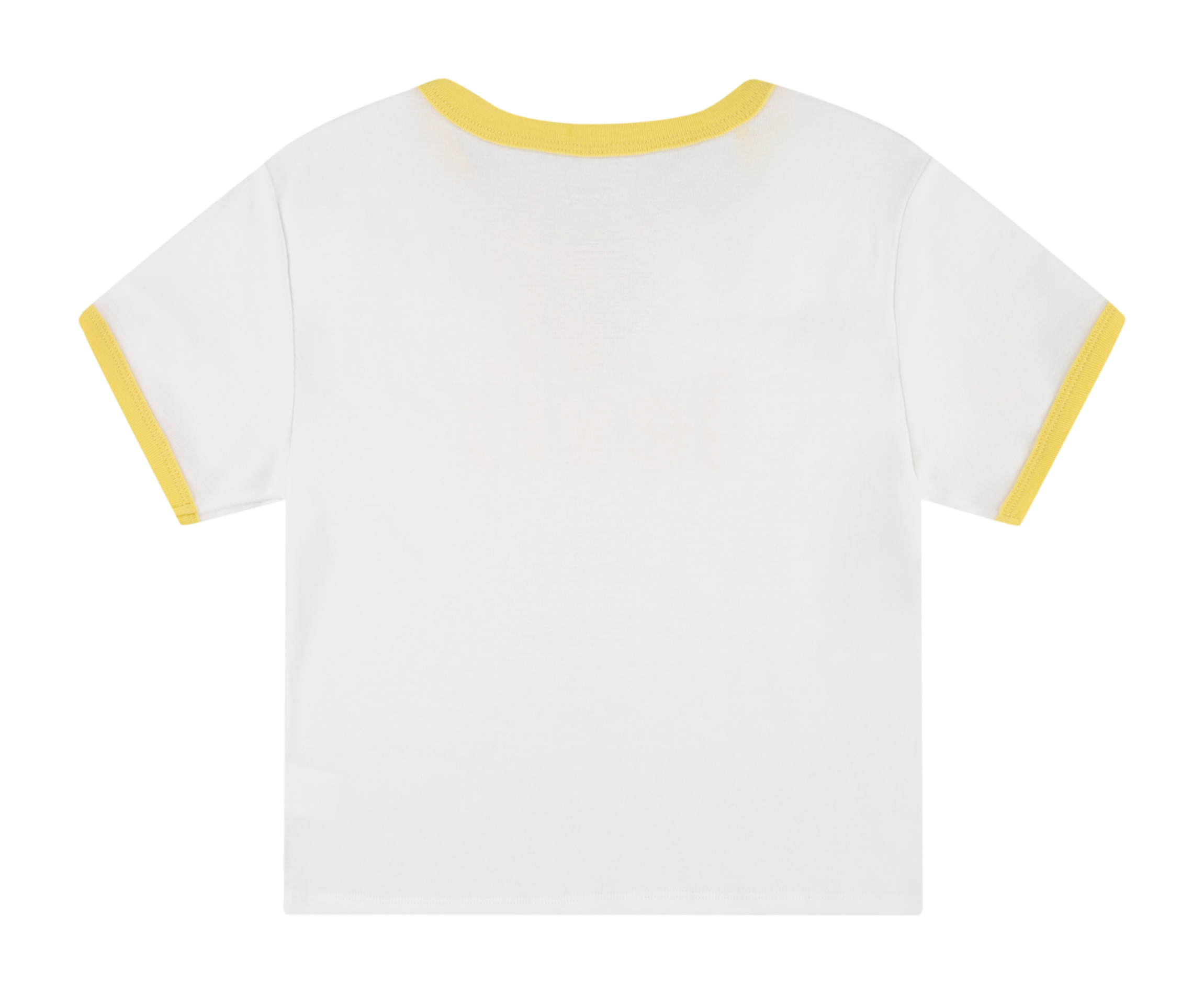 Tee-shirt col rond sérigraphié en coton mélangé LEVI'S KIDS Blanc