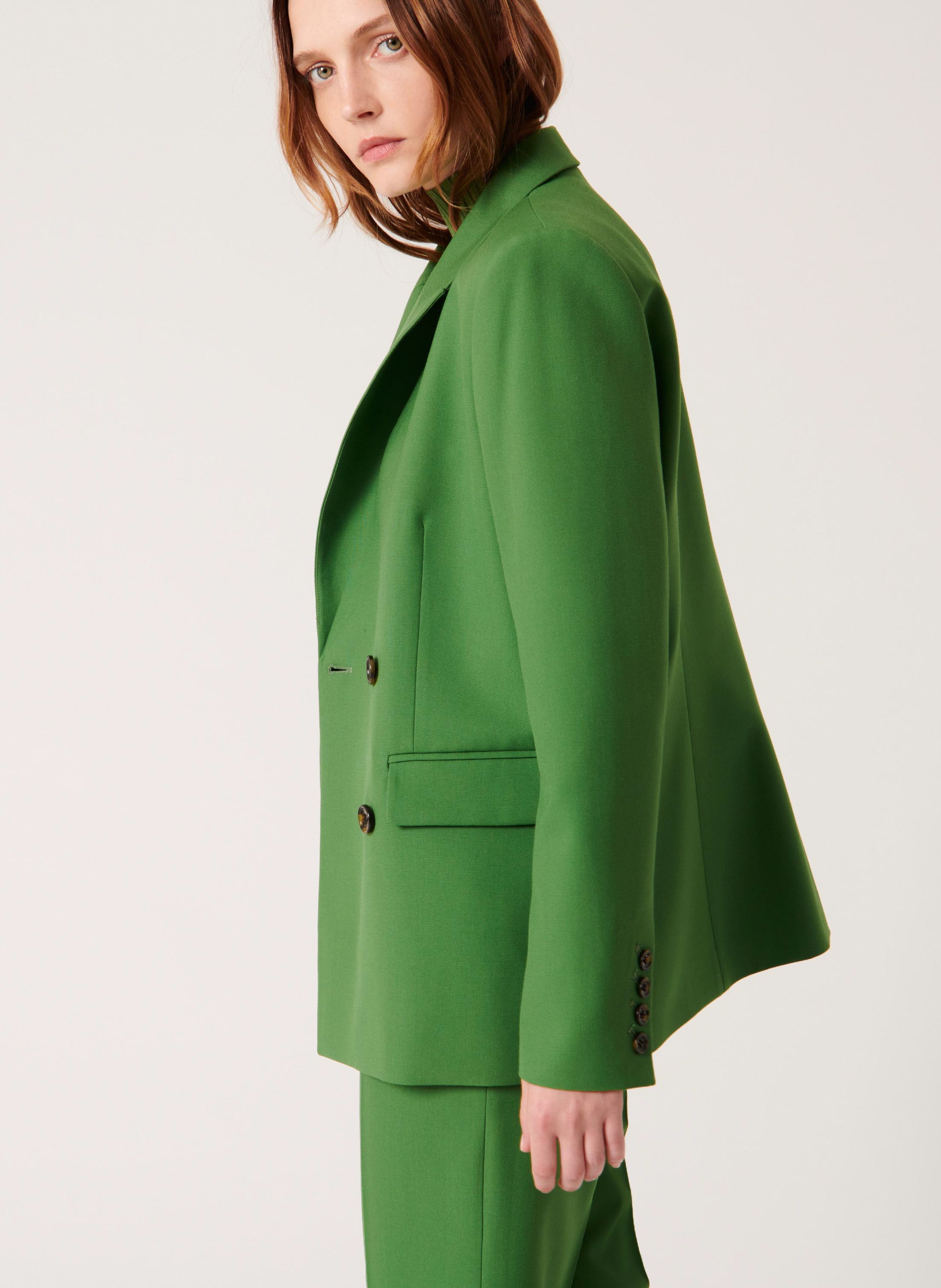 Zara discount blazer vert