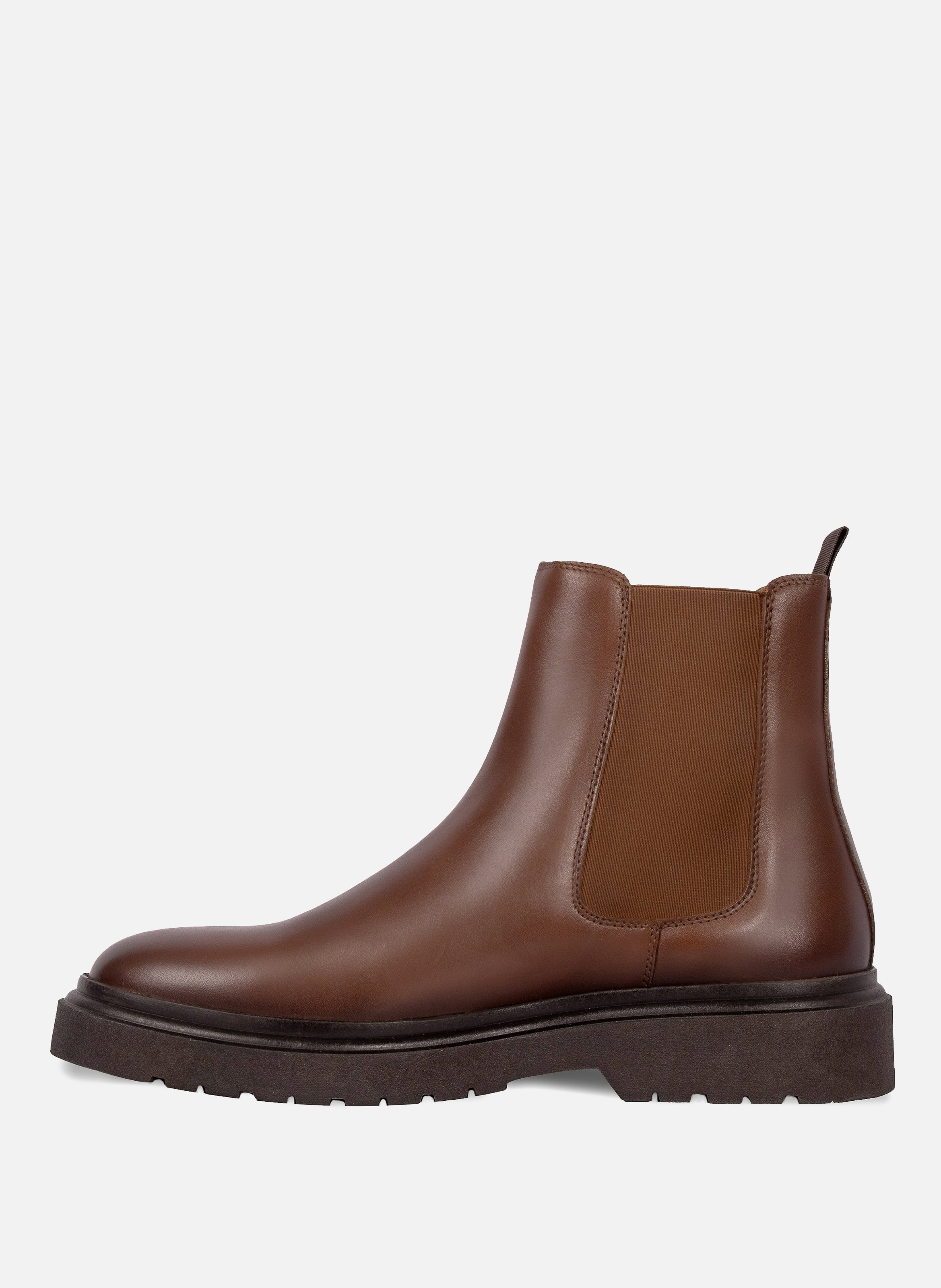 Chelsea boots in rubberized leather JULES & JENN Brown