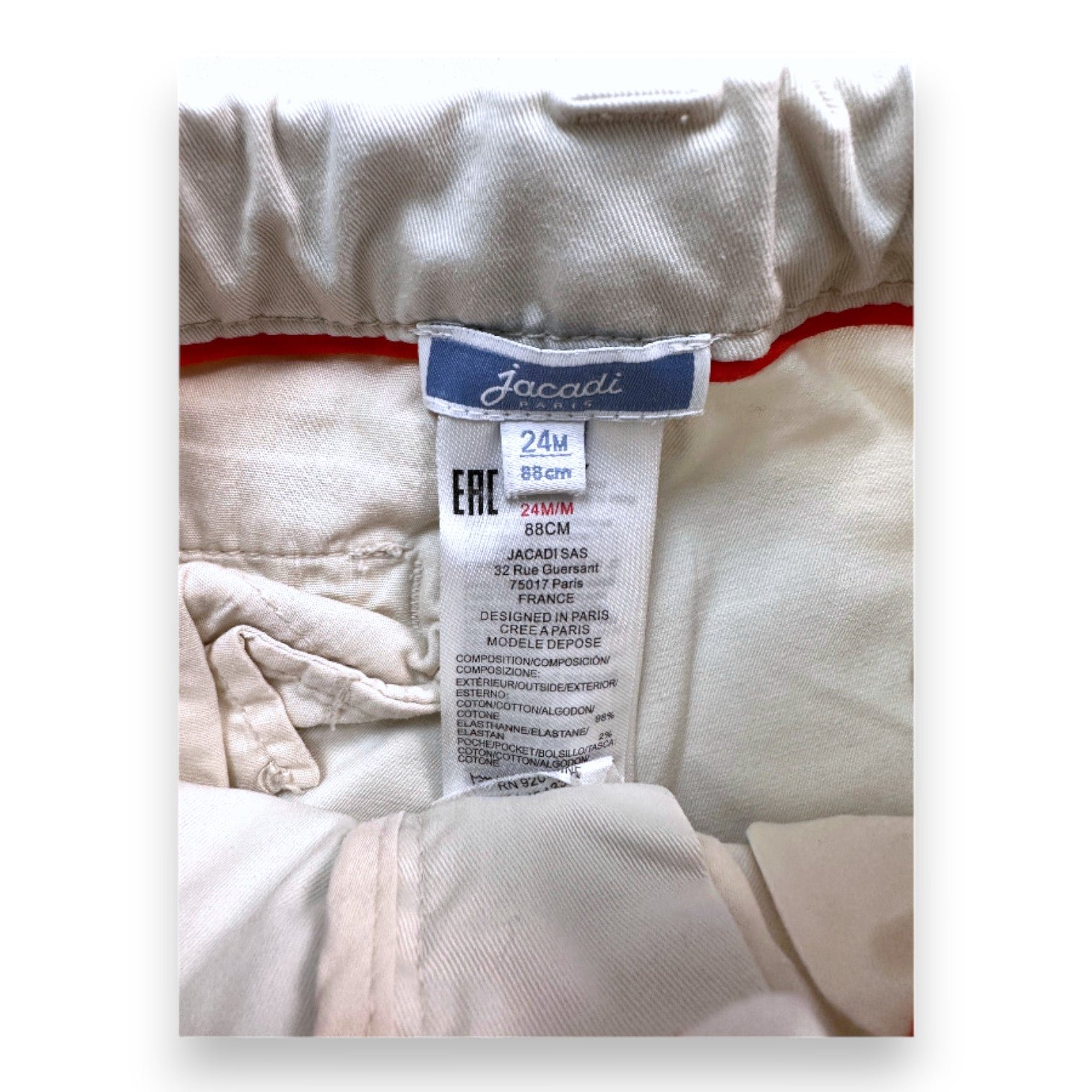 Grey baby pants - 24 months JACADI - Seconde Main Grey