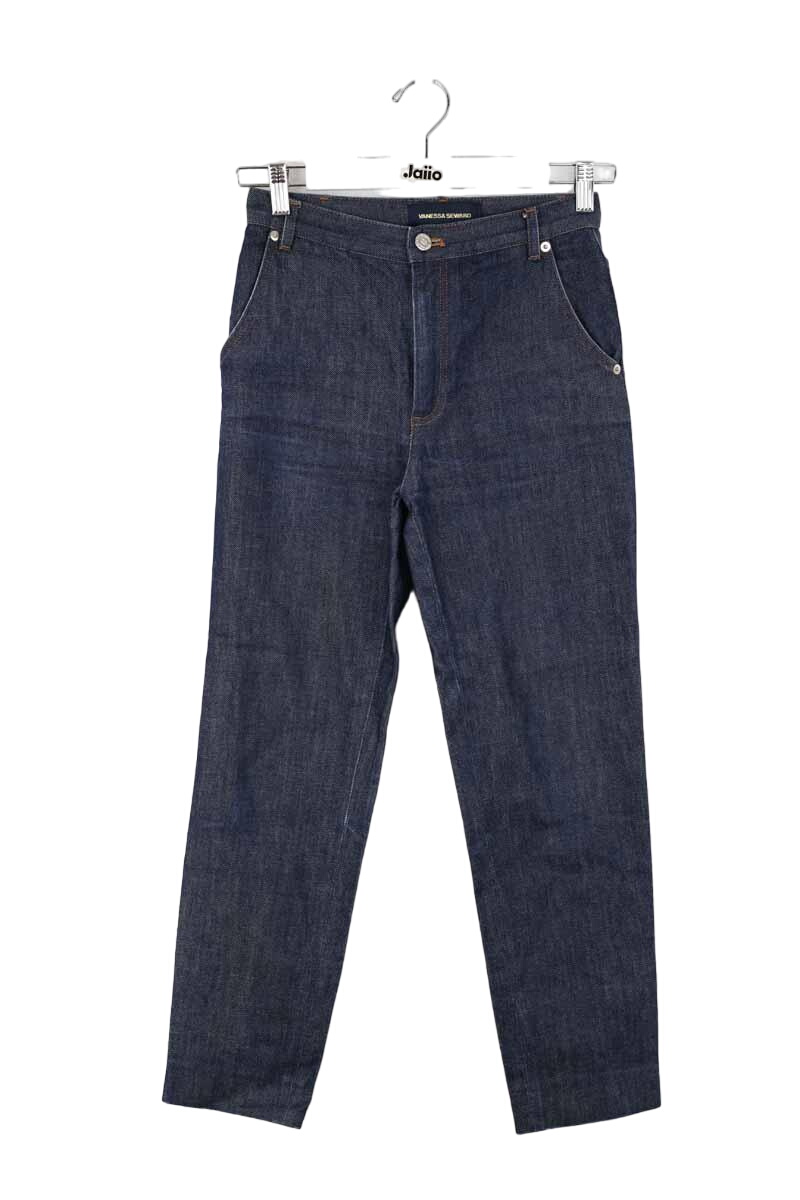Cotton straight jeans VANESSA SEWARD - Seconde Main Blue