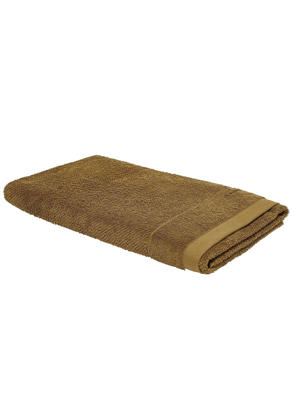 Solid color cotton beach towel TODAY LINGE DE MAISON Brown