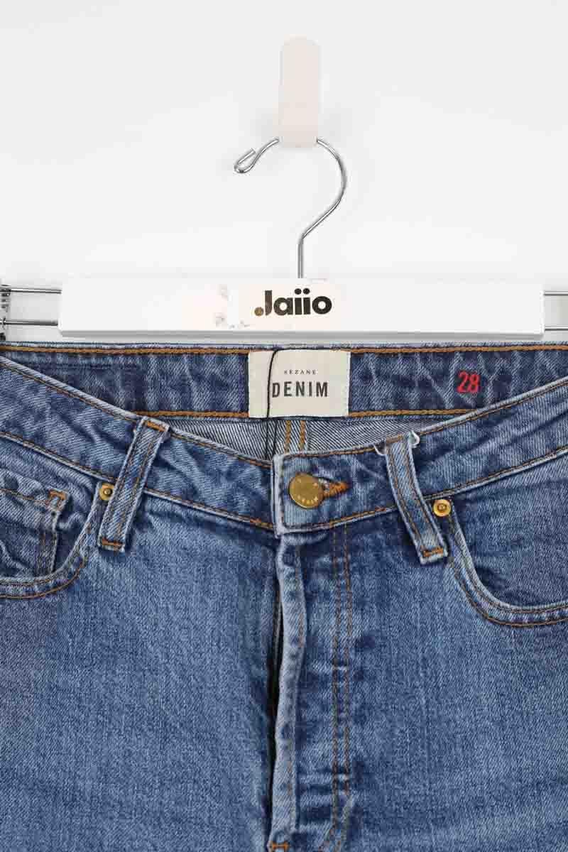 Cotton jeans SEZANE - Seconde main Blue