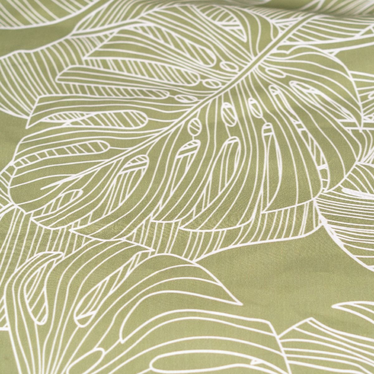 Printed cotton bed set TODAY LINGE DE MAISON Green