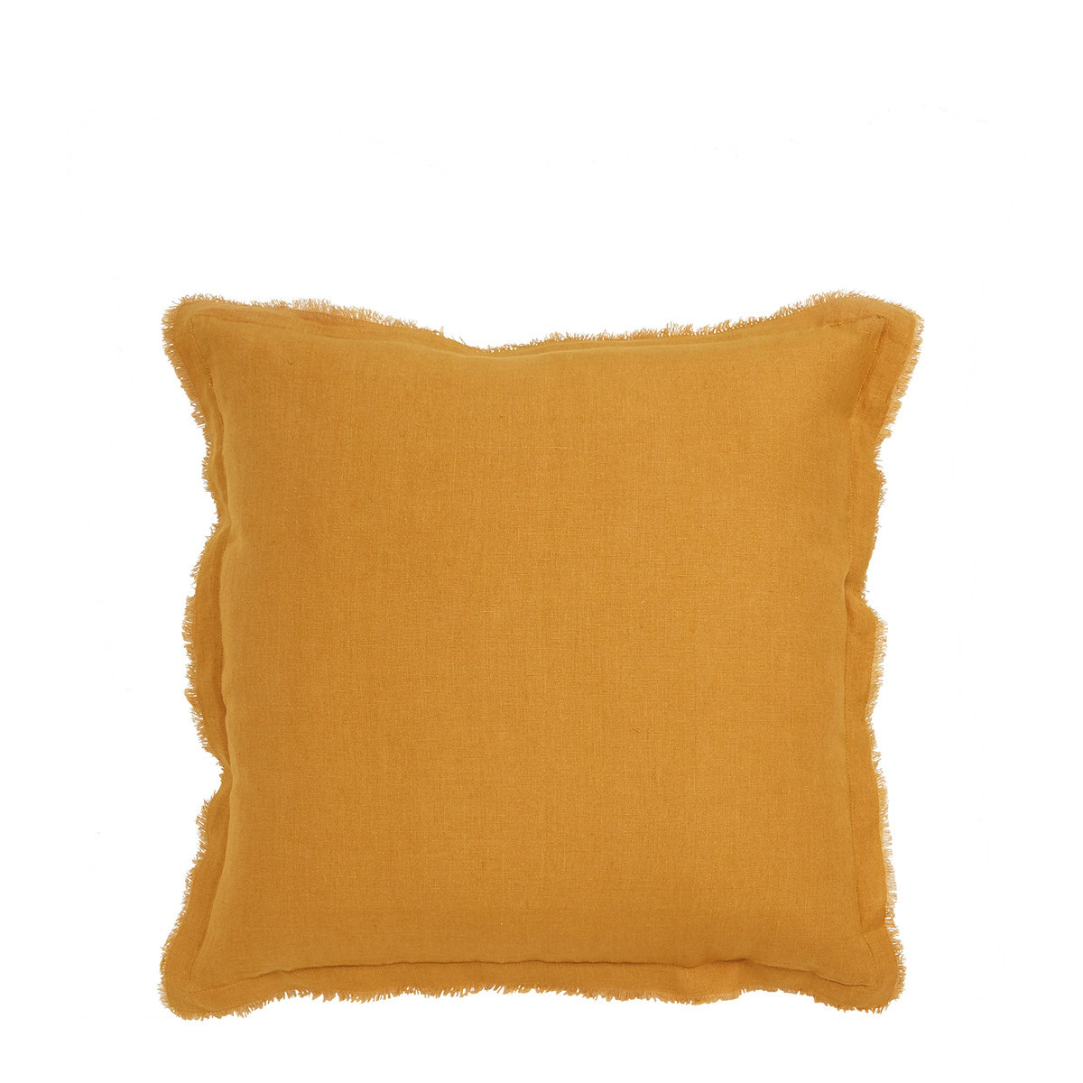 Linen cushion BLANC D'IVOIRE Yellow