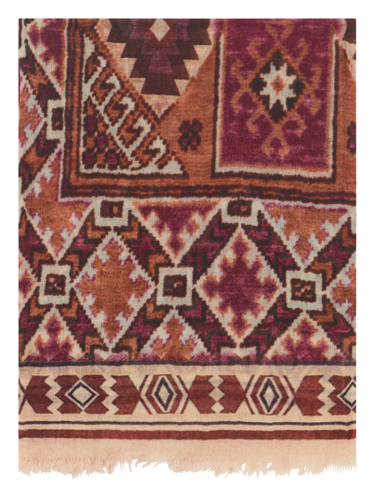 Echarpe à motif en laine GERARD DAREL Rouge