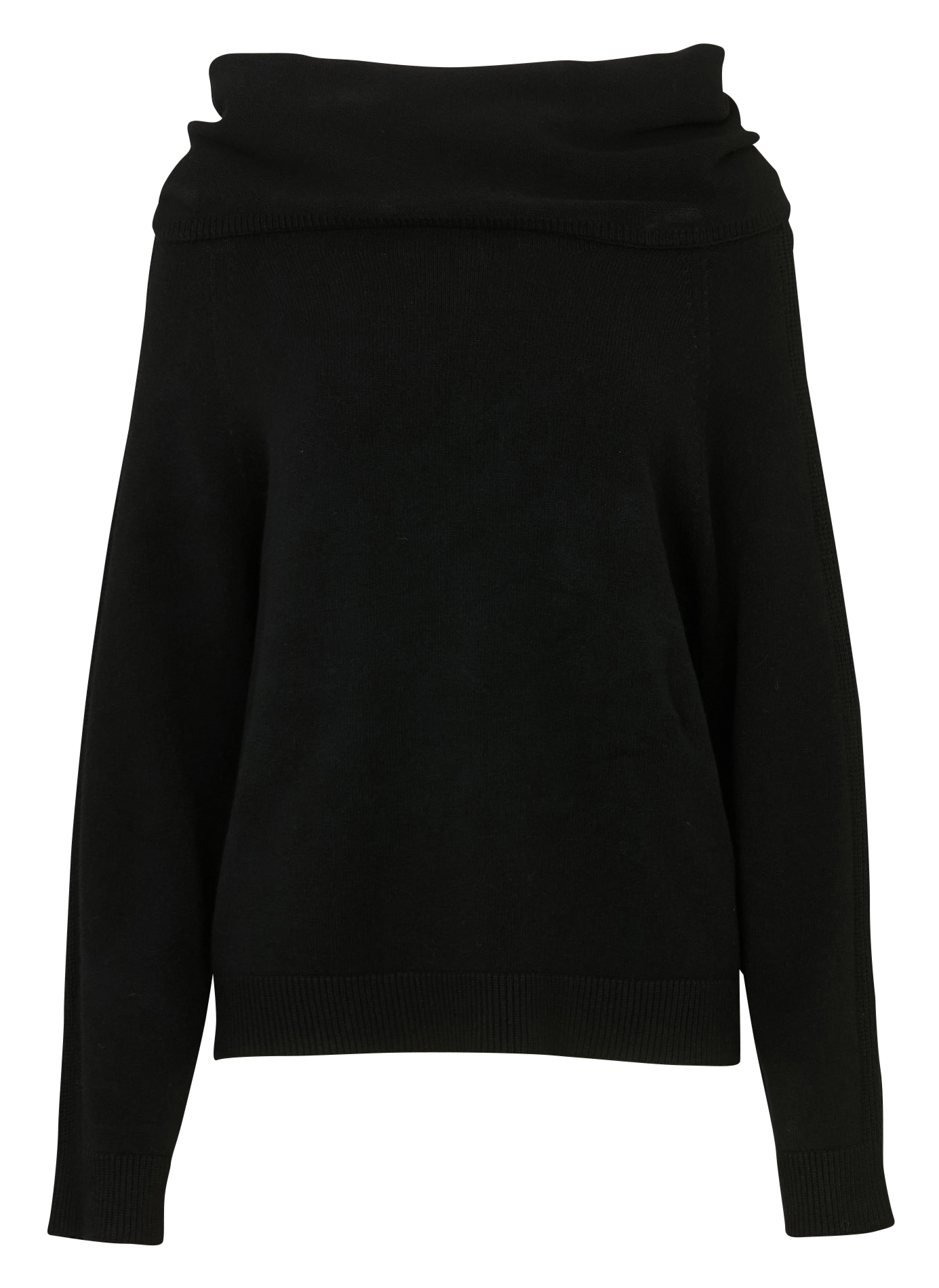 Cowl-neck sweater LA FEE MARABOUTEE Black