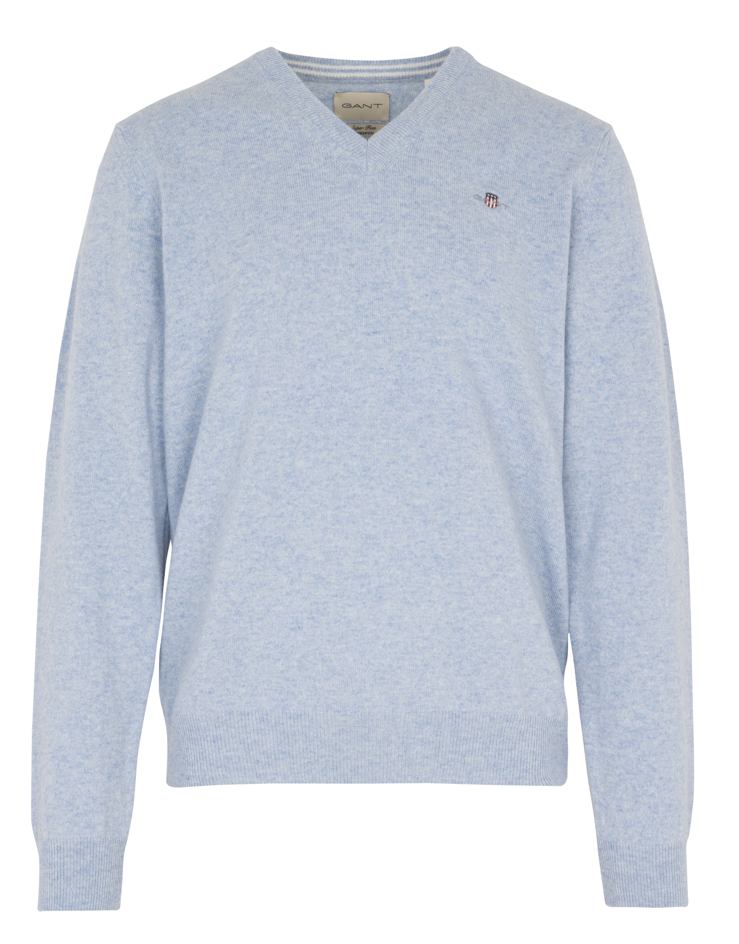 Wool V-neck sweater GANT Blue