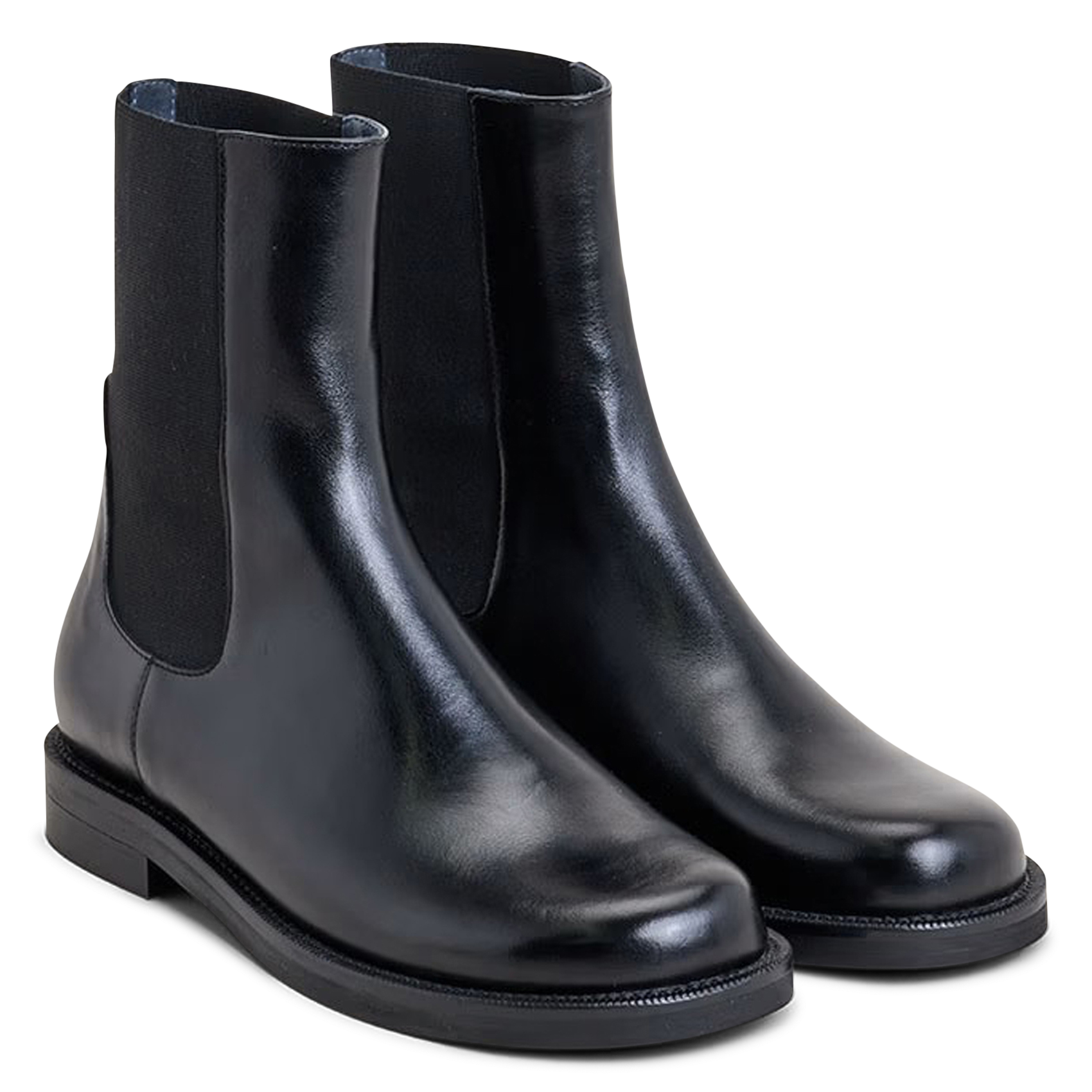 Bianca leather ankle boots JONAK Black