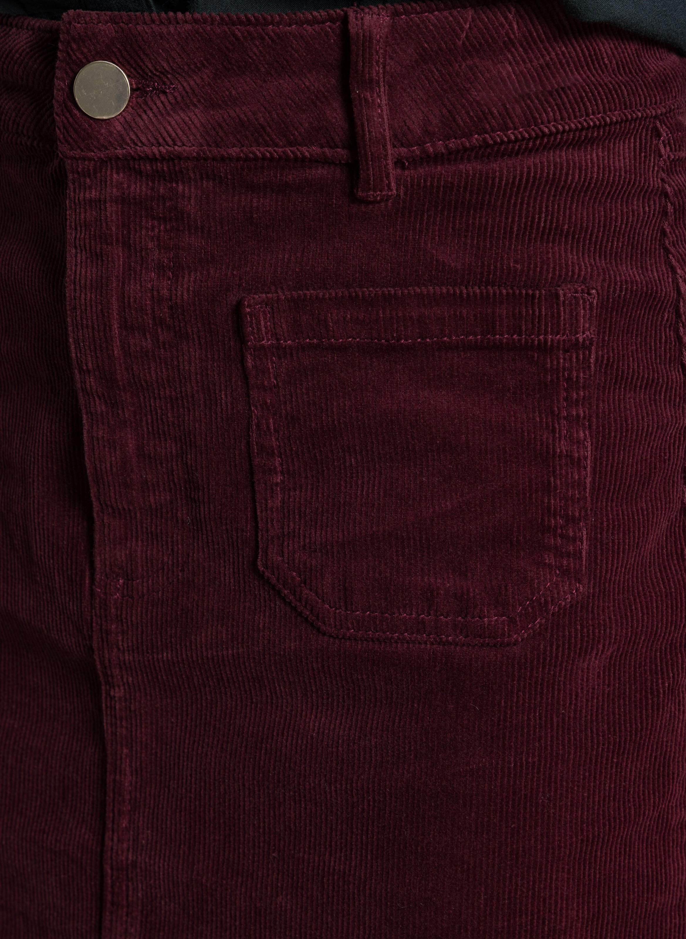 Jupe courte en coton mélangé MAISON 123 Rouge