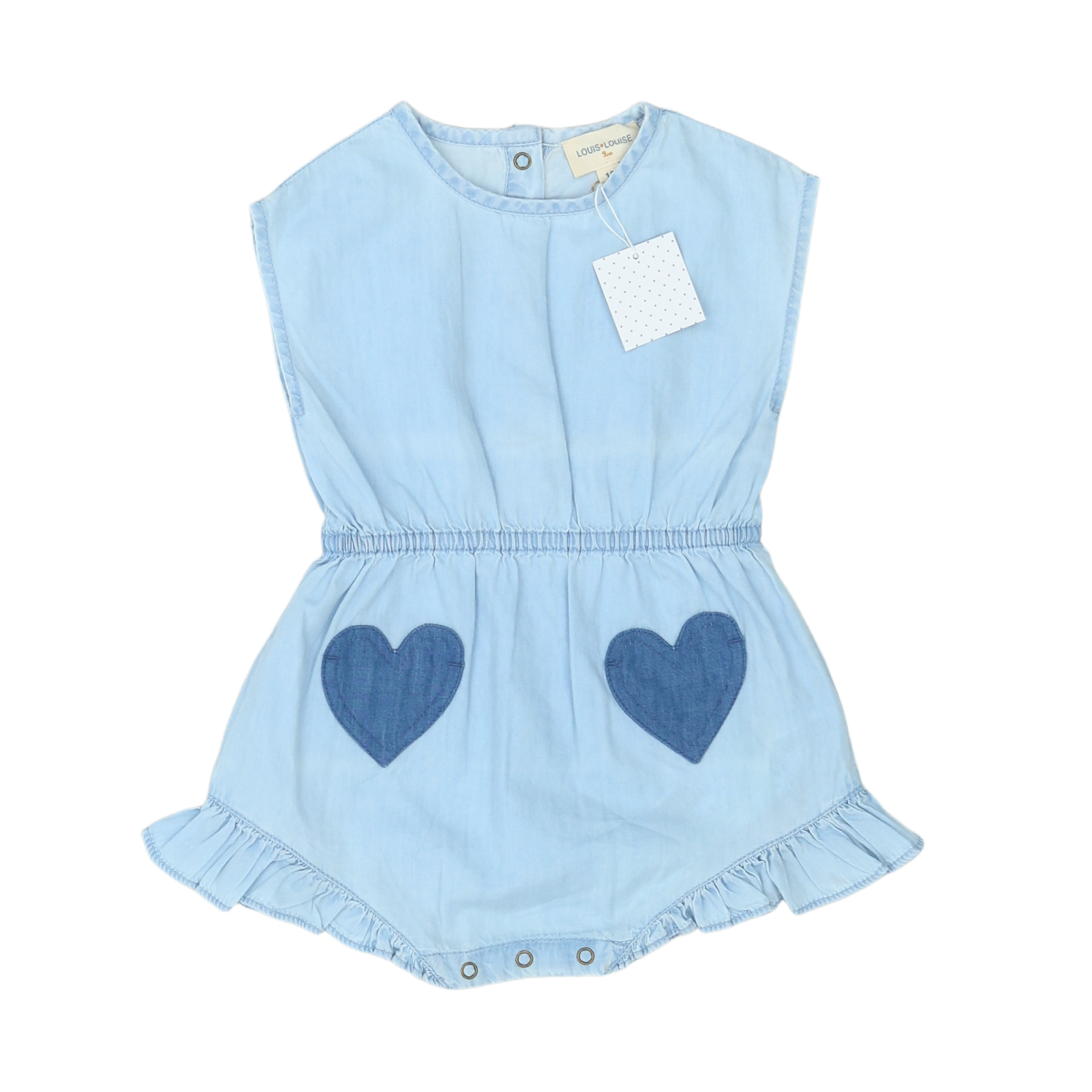 Blue Baby Romper - 18 months LOUIS LOUISE - Seconde Main Blue