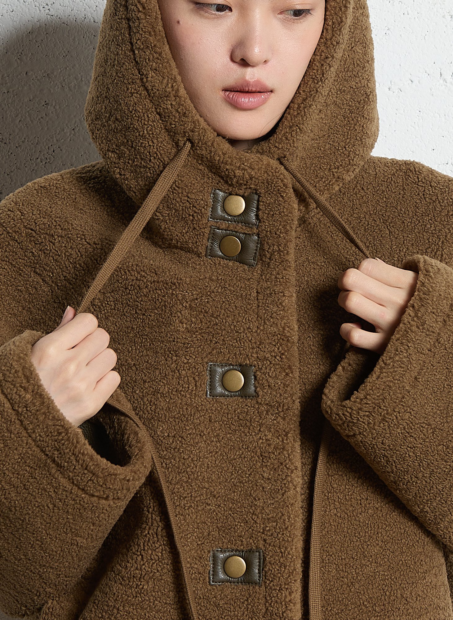 Blouson col montant  BENSIMON Kaki