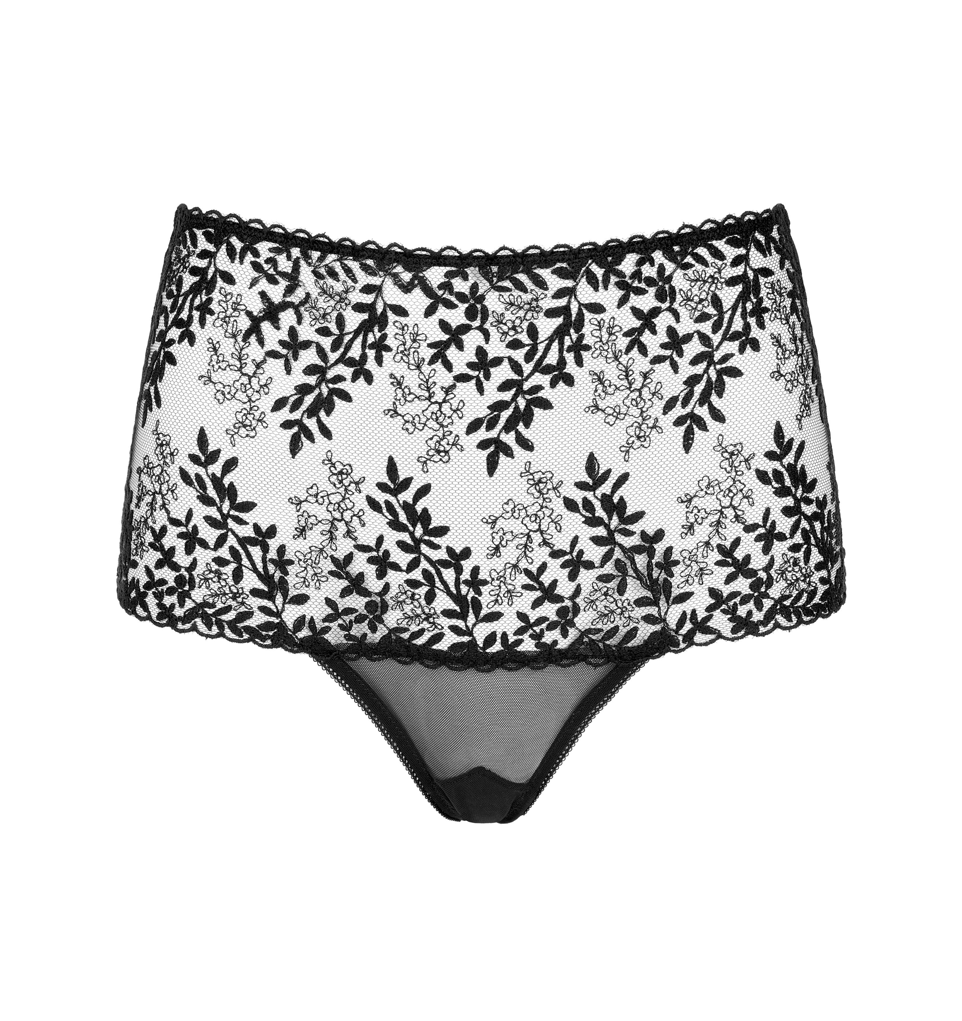 High-waisted desire panties HUIT Black