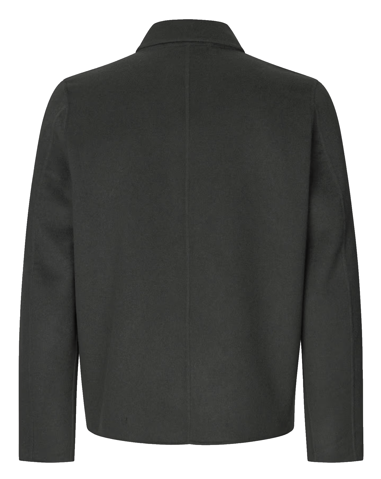 Classic-collar wool-blend jacket SAMSOE SAMSOE Green