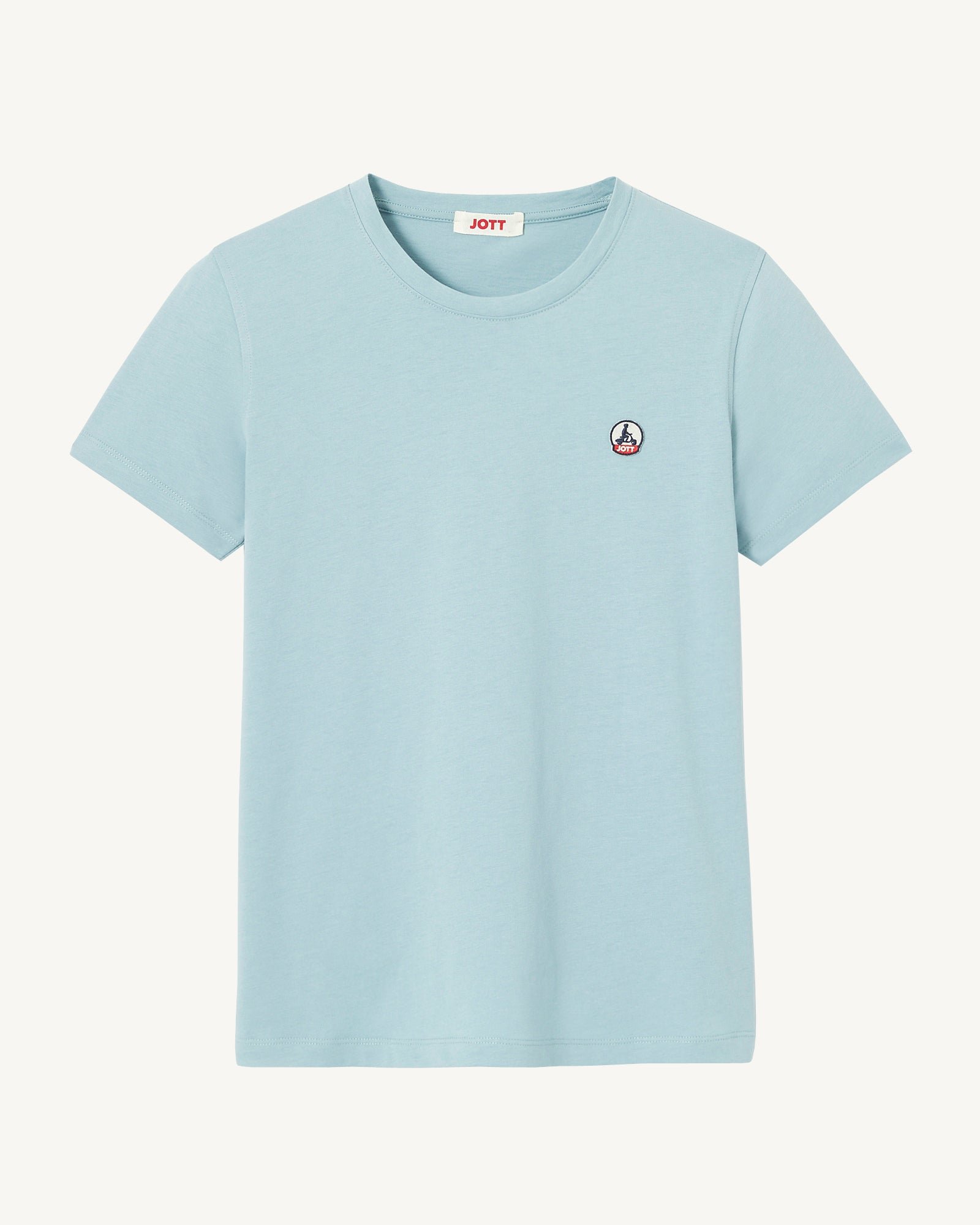 Round neck rosas t-shirt JOTT Blue