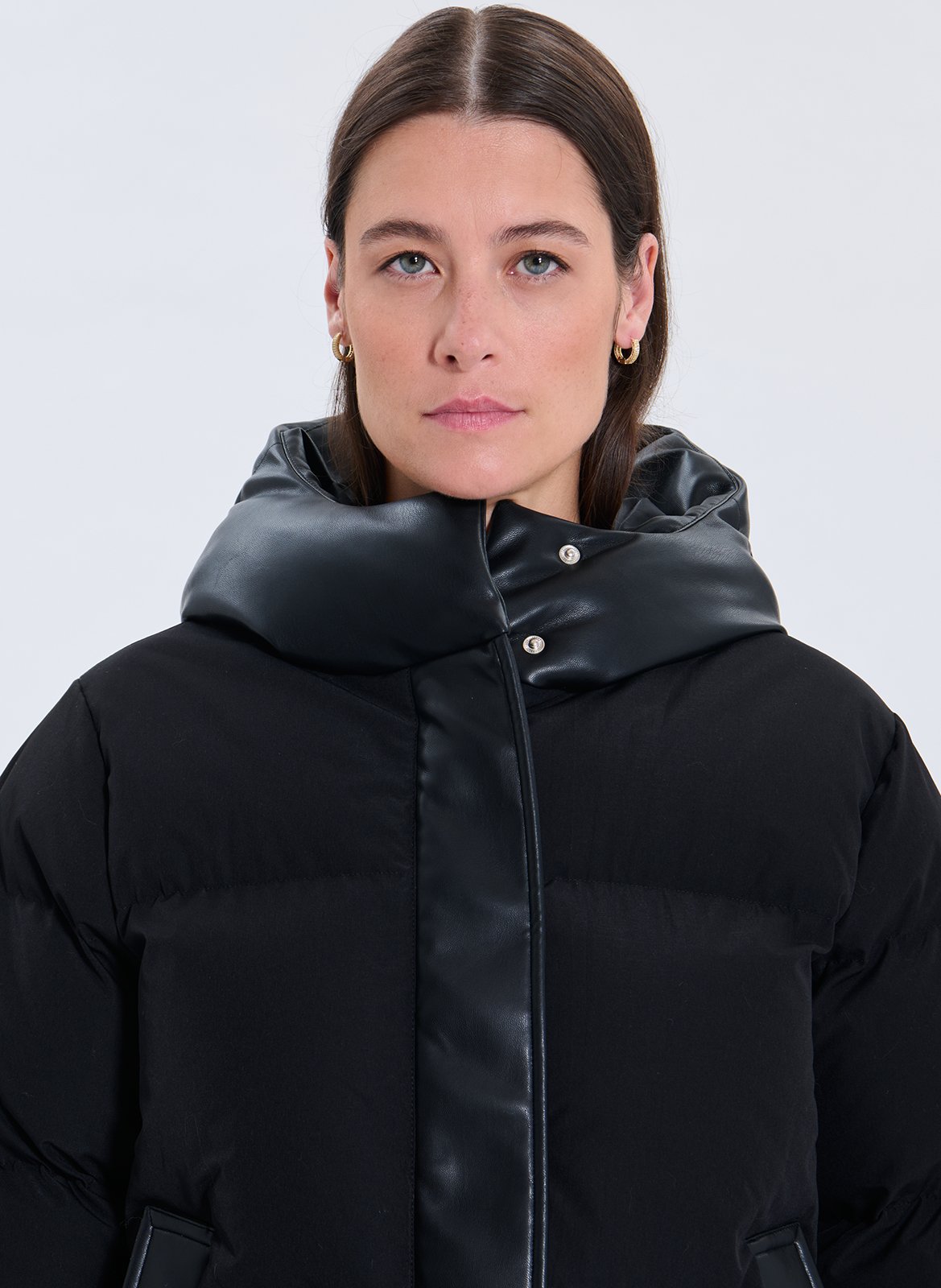 Doudoune oversize matelassée ZAPA Noir