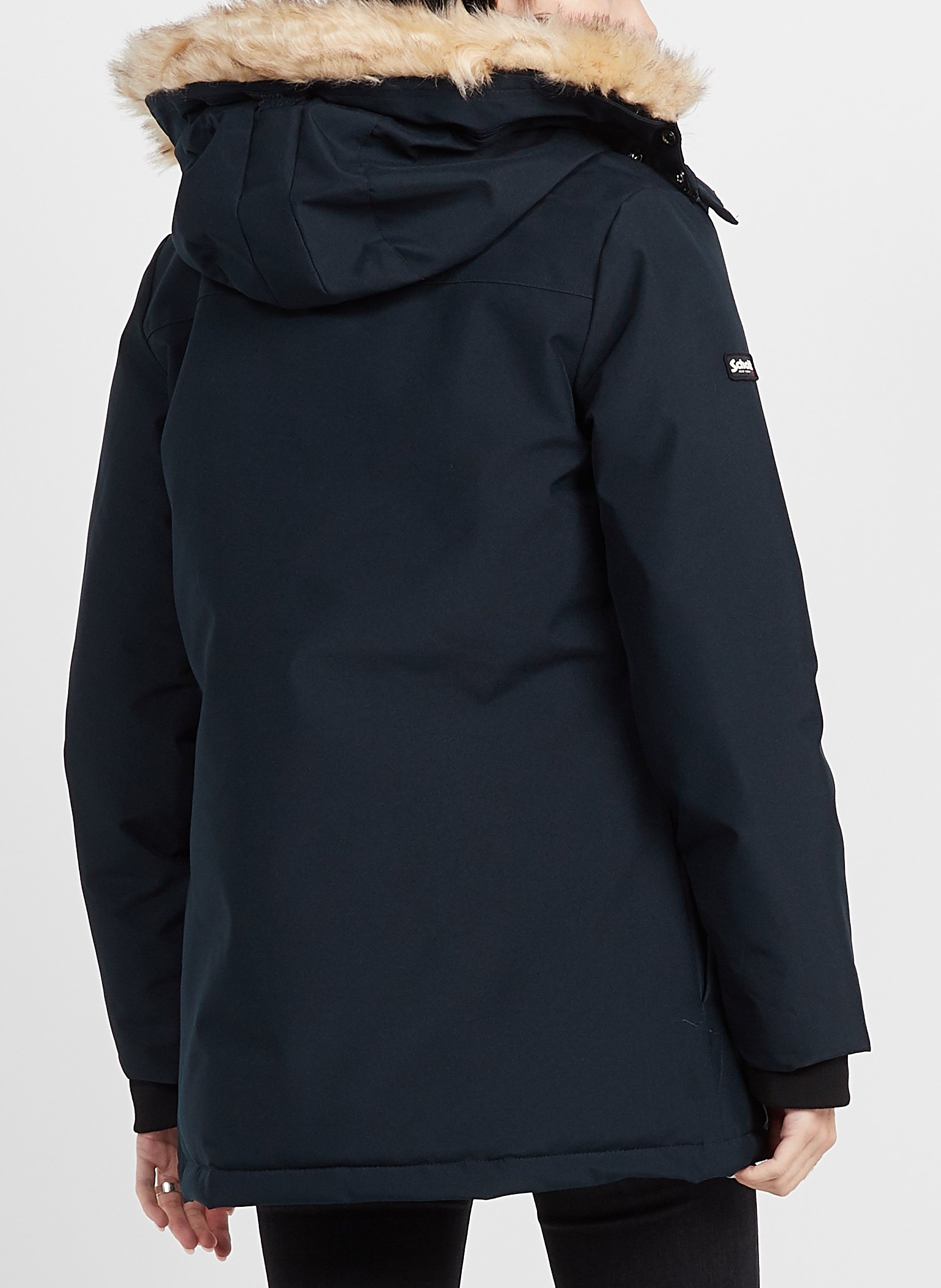 Parka à capuche SCHOTT Bleu