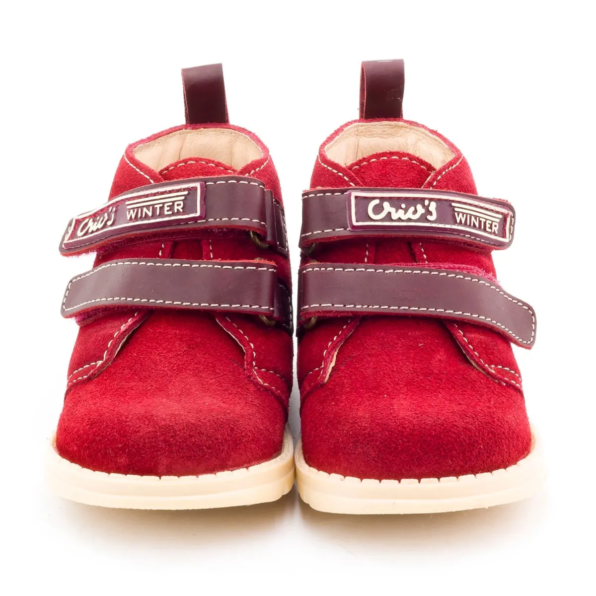 Bottines bébé garçon Boni & Sidonie Rouge