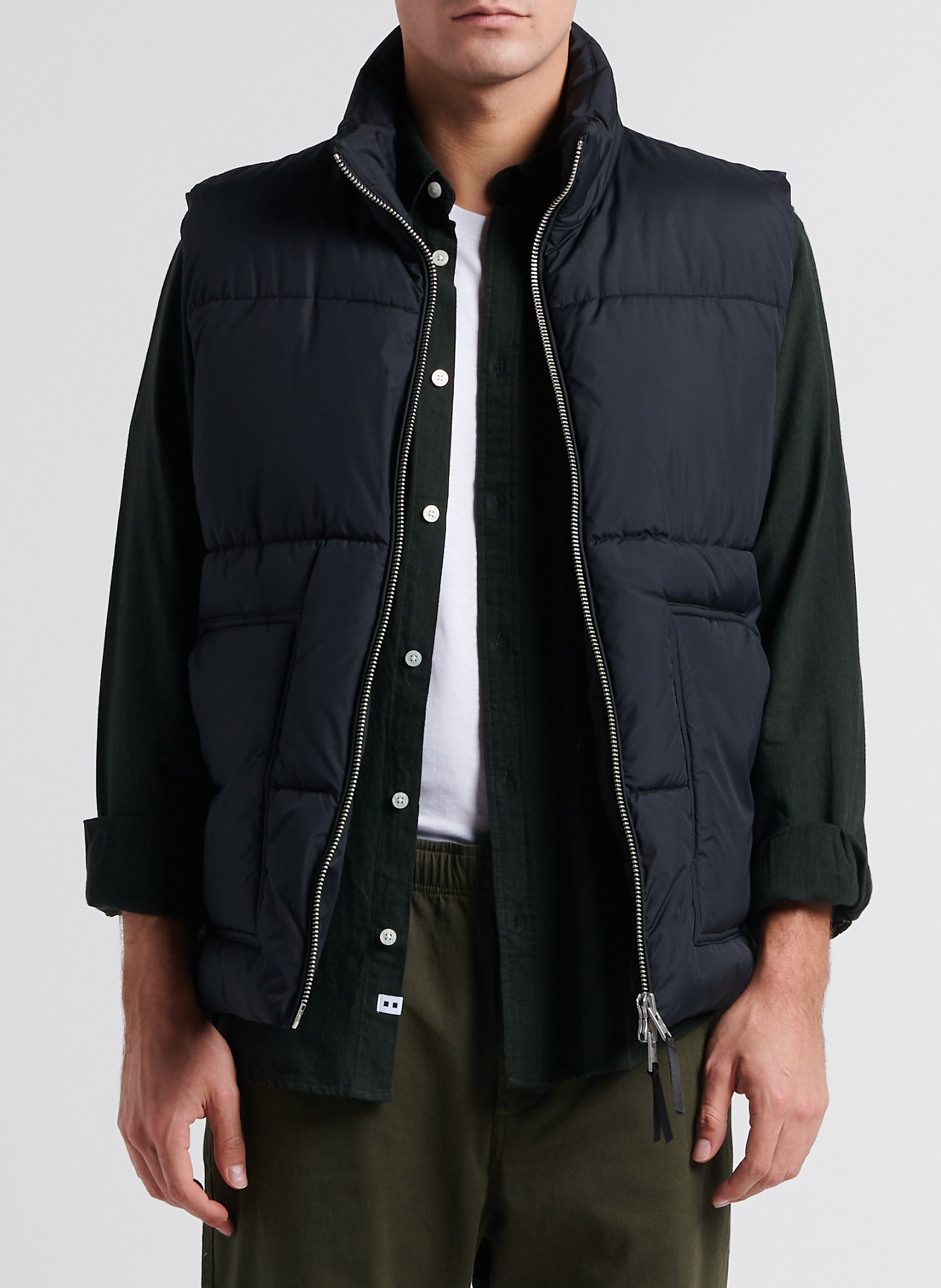 Doudoune sans manches en fibres recyclées MINIMUM Noir